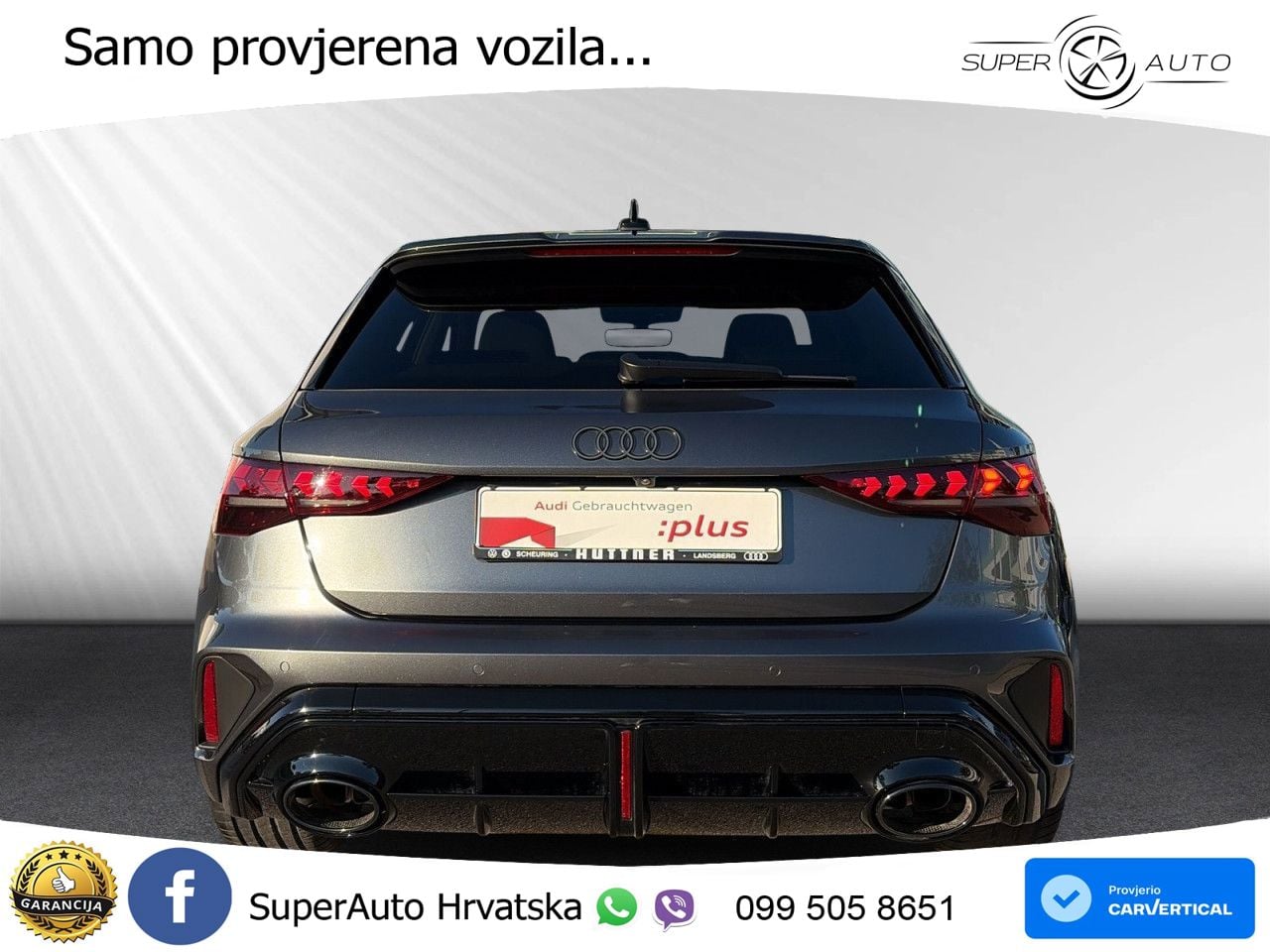 Audi RS3 Sedan 2.5 TFSI (400 KS) quattro S tronic LED+GR SJED+ACC