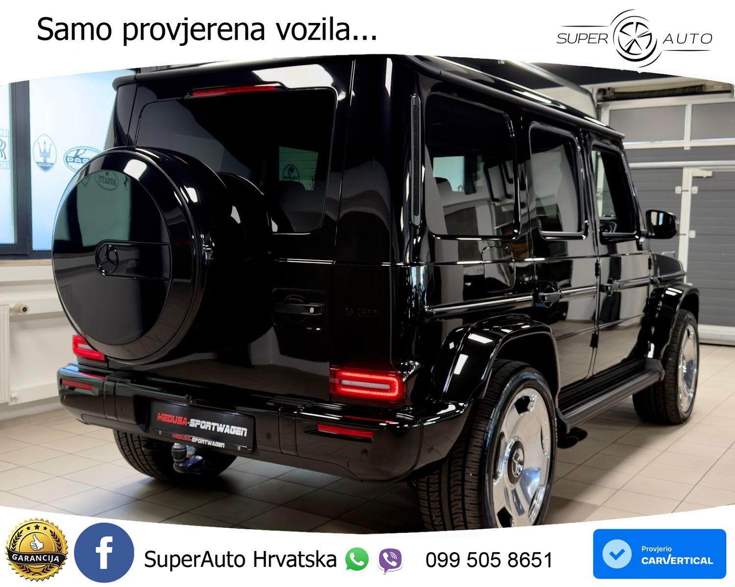 Mercedes AMG G 63 Long V8 (585 KS) 4MATIC 9G-TRONIC AMG SPEEDSHIFT TCT LED+GR SJED+ACC