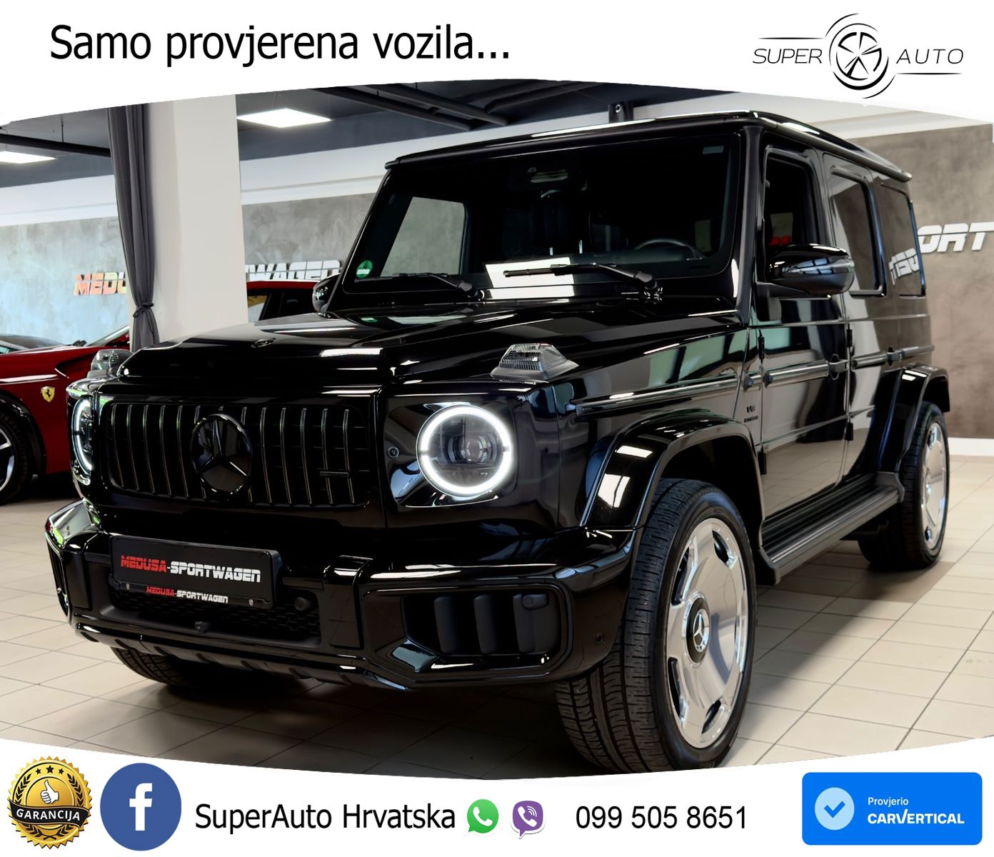 Mercedes AMG G 63 Long V8 (585 KS) 4MATIC 9G-TRONIC AMG SPEEDSHIFT TCT LED+GR SJED+ACC