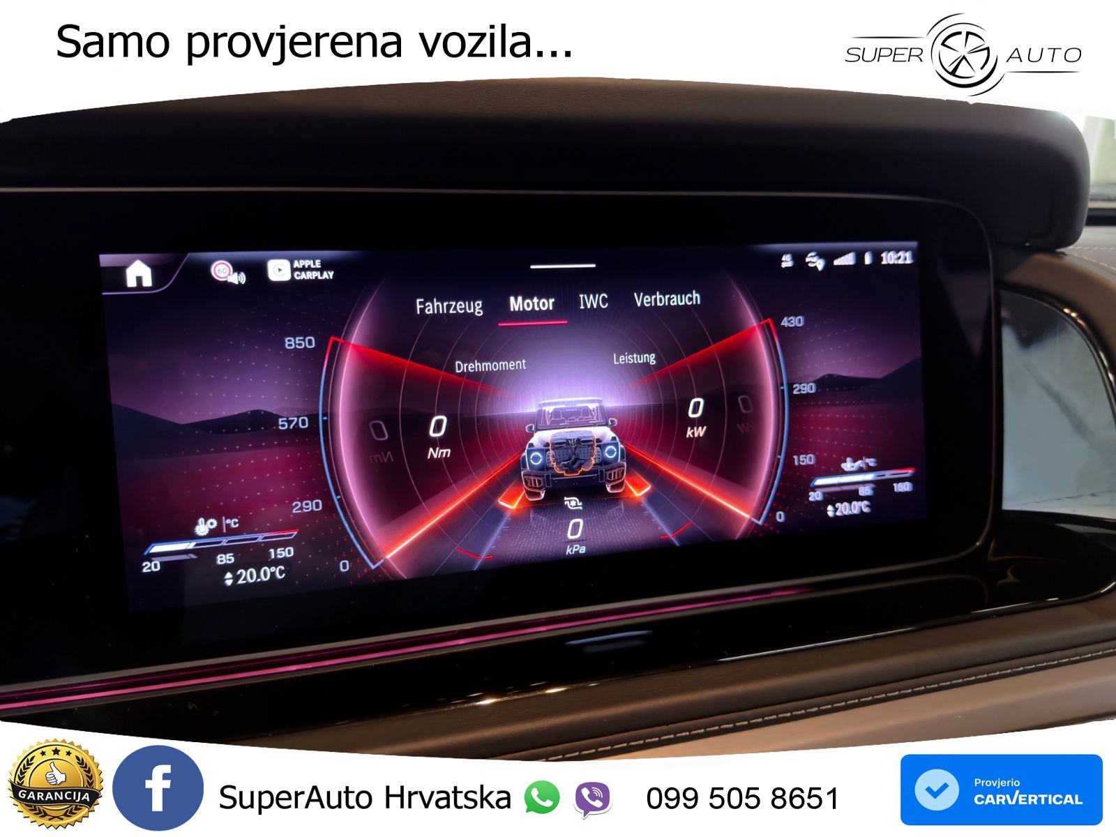 Mercedes AMG G 63 Long V8 (585 KS) 4MATIC 9G-TRONIC AMG SPEEDSHIFT TCT LED+GR SJED+ACC