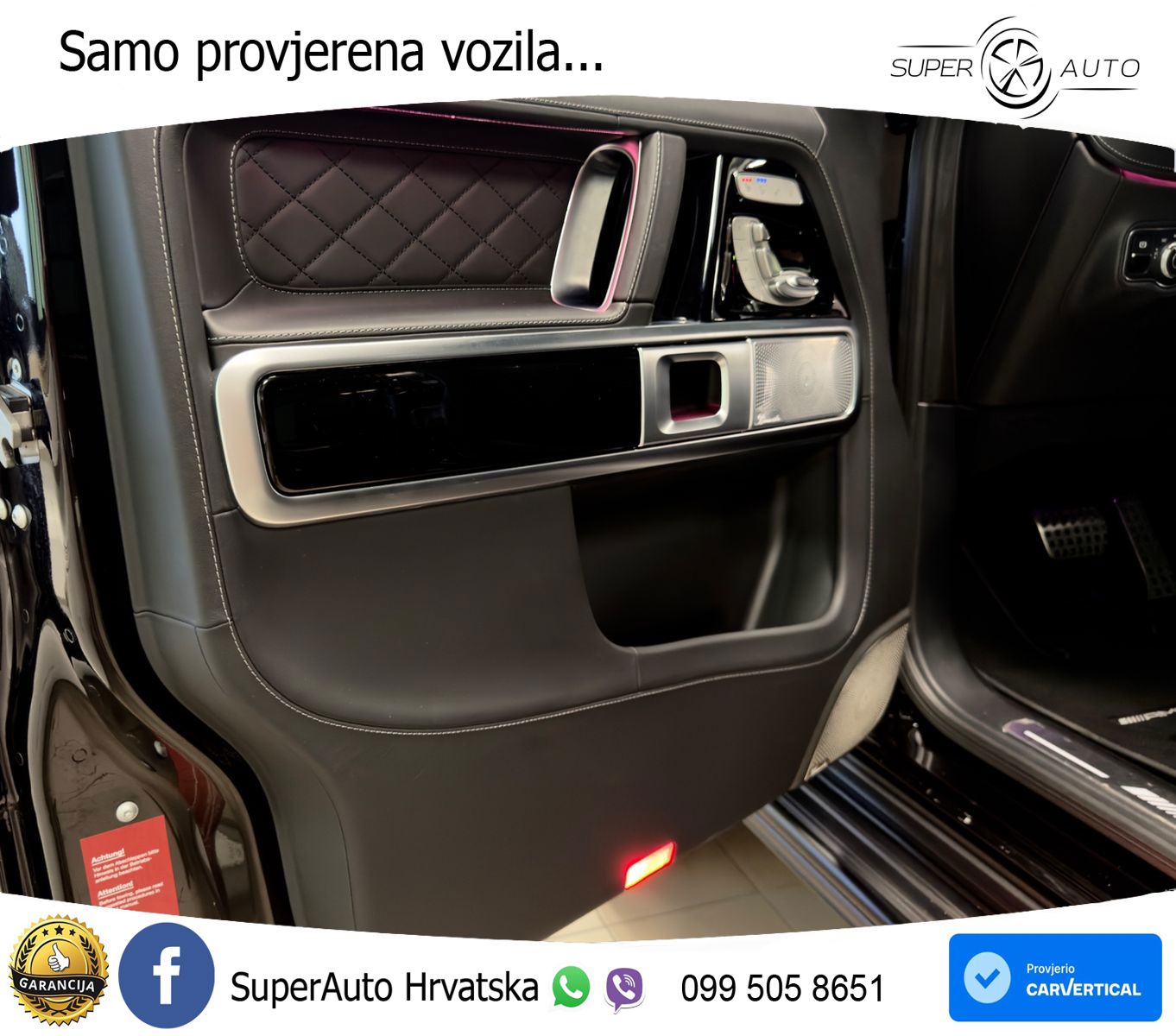 Mercedes AMG G 63 Long V8 (585 KS) 4MATIC 9G-TRONIC AMG SPEEDSHIFT TCT LED+GR SJED+ACC
