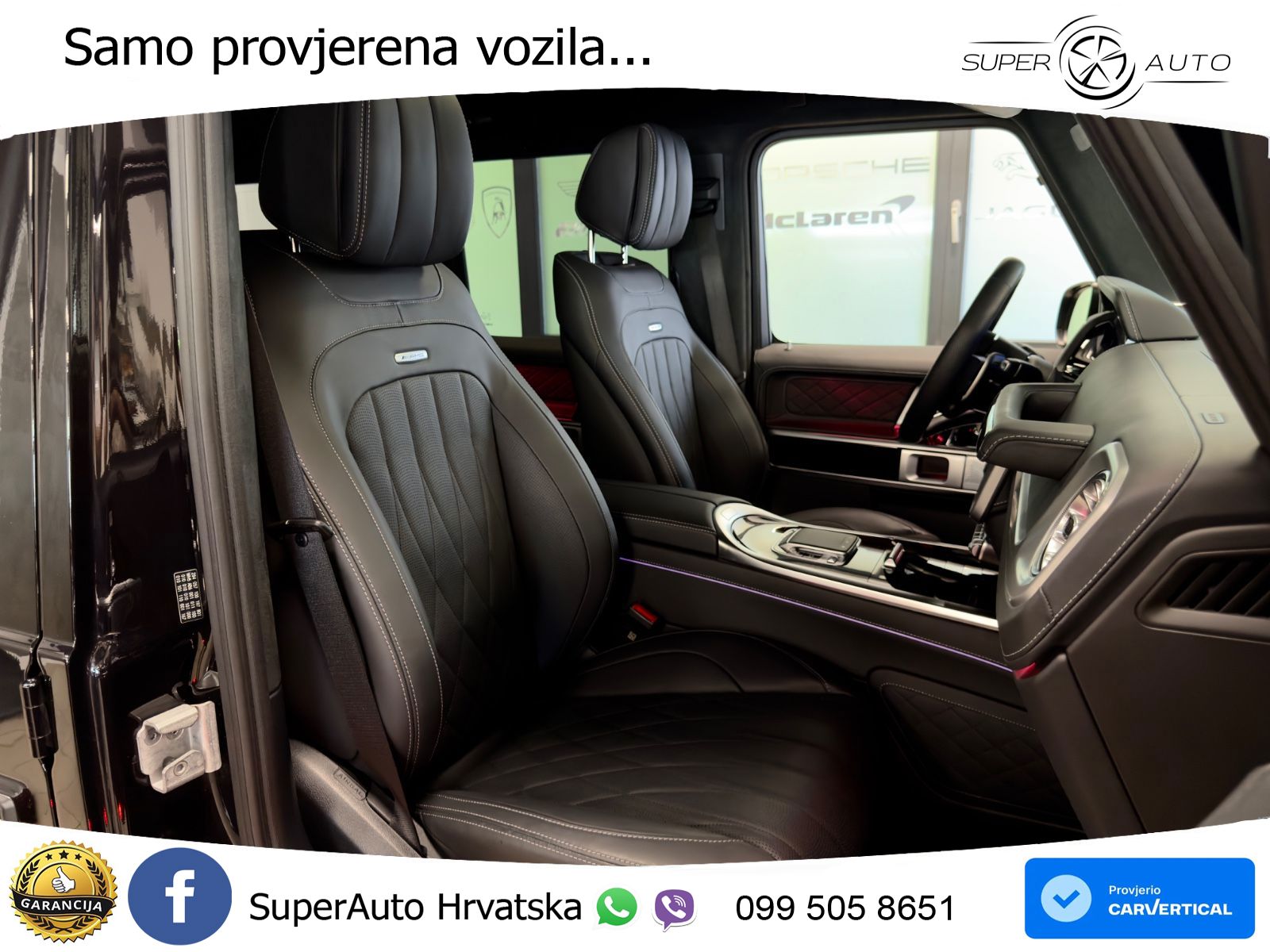 Mercedes AMG G 63 Long V8 (585 KS) 4MATIC 9G-TRONIC AMG SPEEDSHIFT TCT LED+GR SJED+ACC