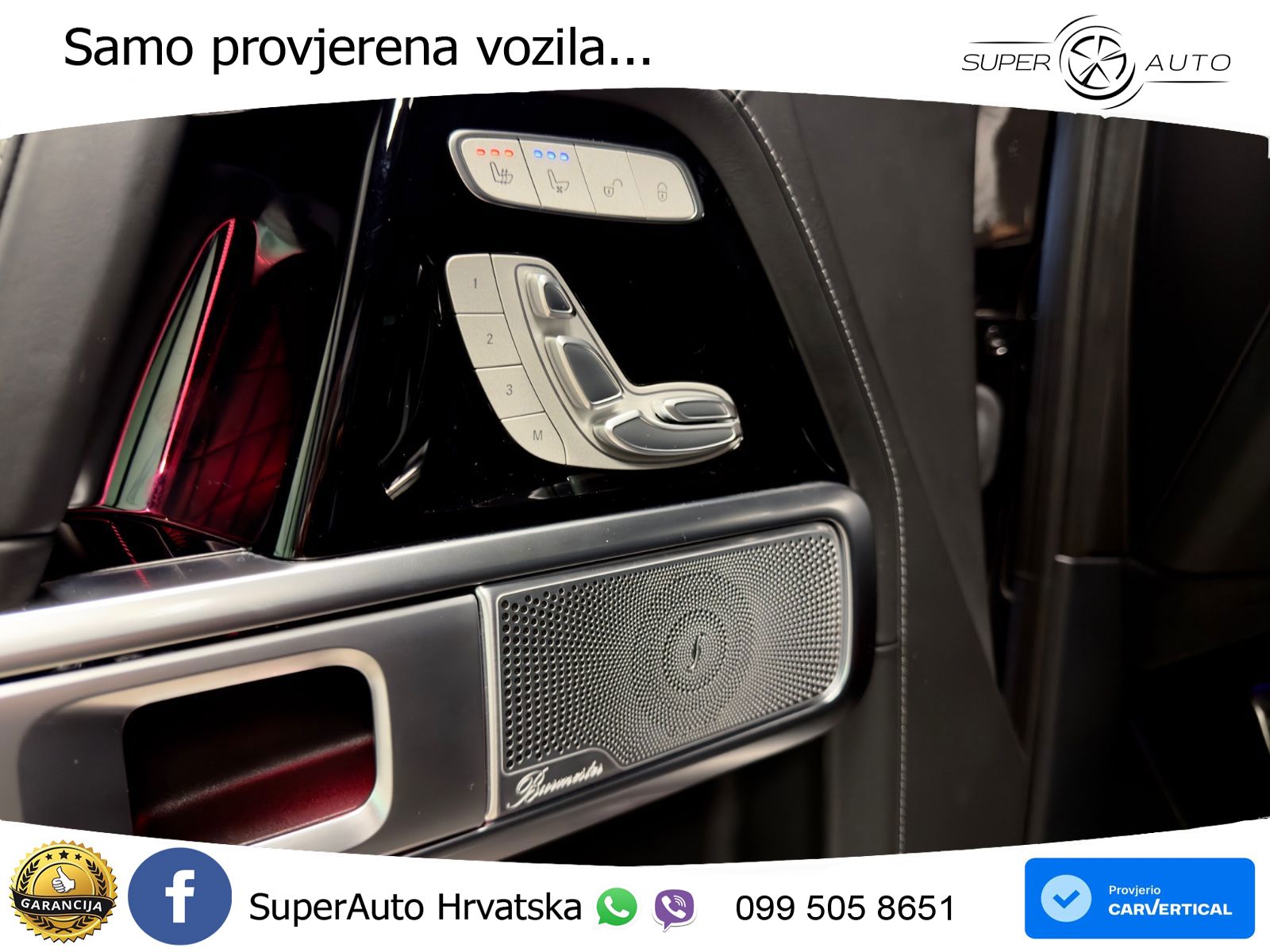 Mercedes AMG G 63 Long V8 (585 KS) 4MATIC 9G-TRONIC AMG SPEEDSHIFT TCT LED+GR SJED+ACC