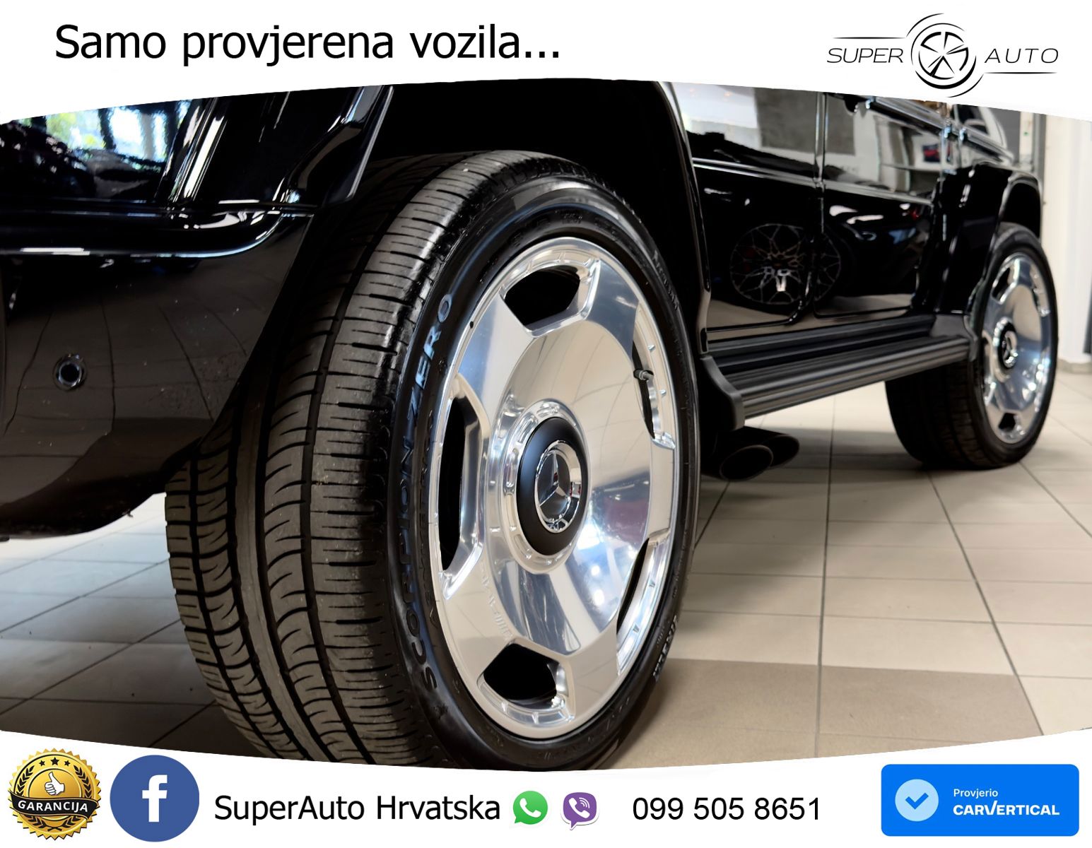 Mercedes AMG G 63 Long V8 (585 KS) 4MATIC 9G-TRONIC AMG SPEEDSHIFT TCT LED+GR SJED+ACC