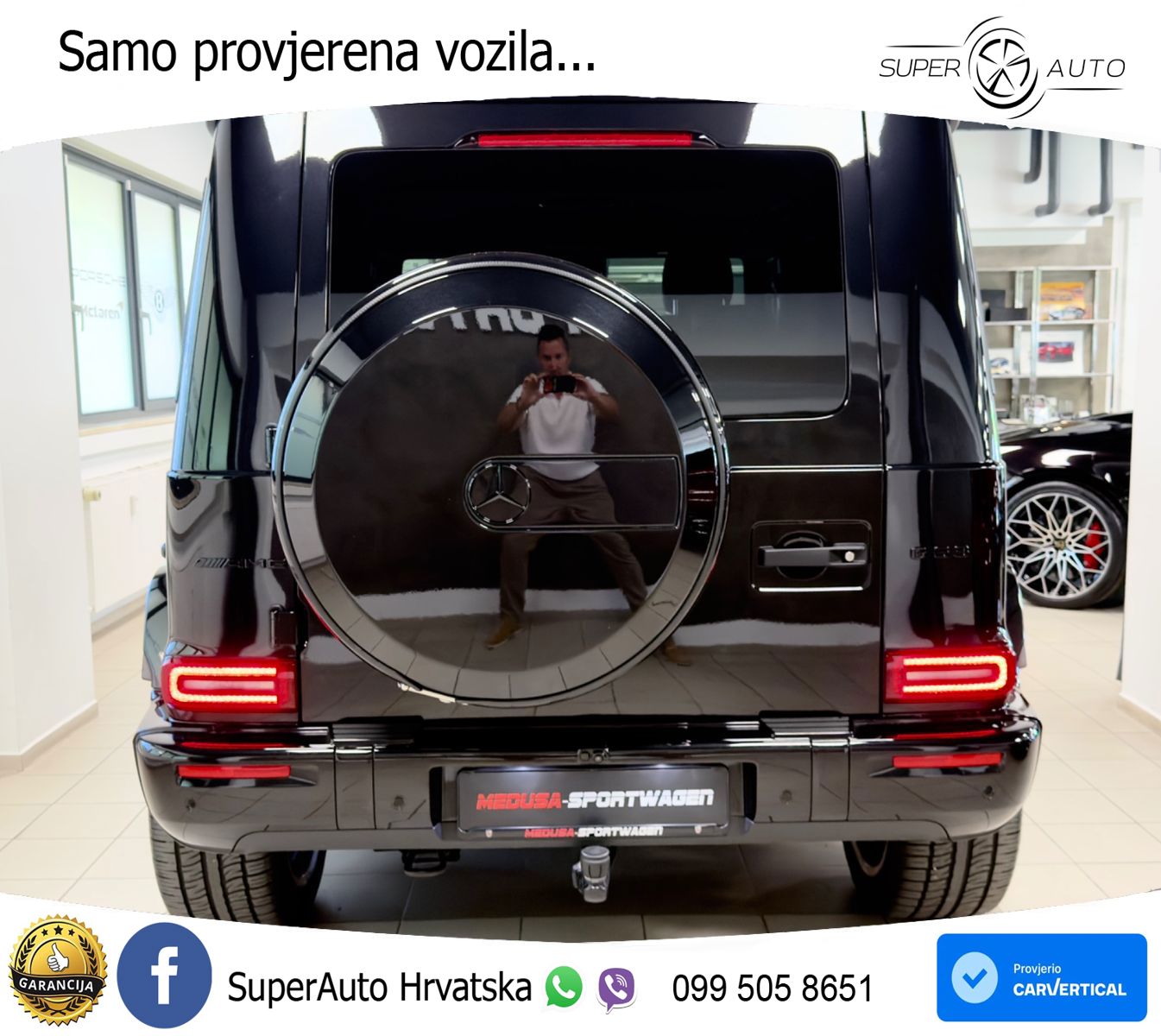 Mercedes AMG G 63 Long V8 (585 KS) 4MATIC 9G-TRONIC AMG SPEEDSHIFT TCT LED+GR SJED+ACC