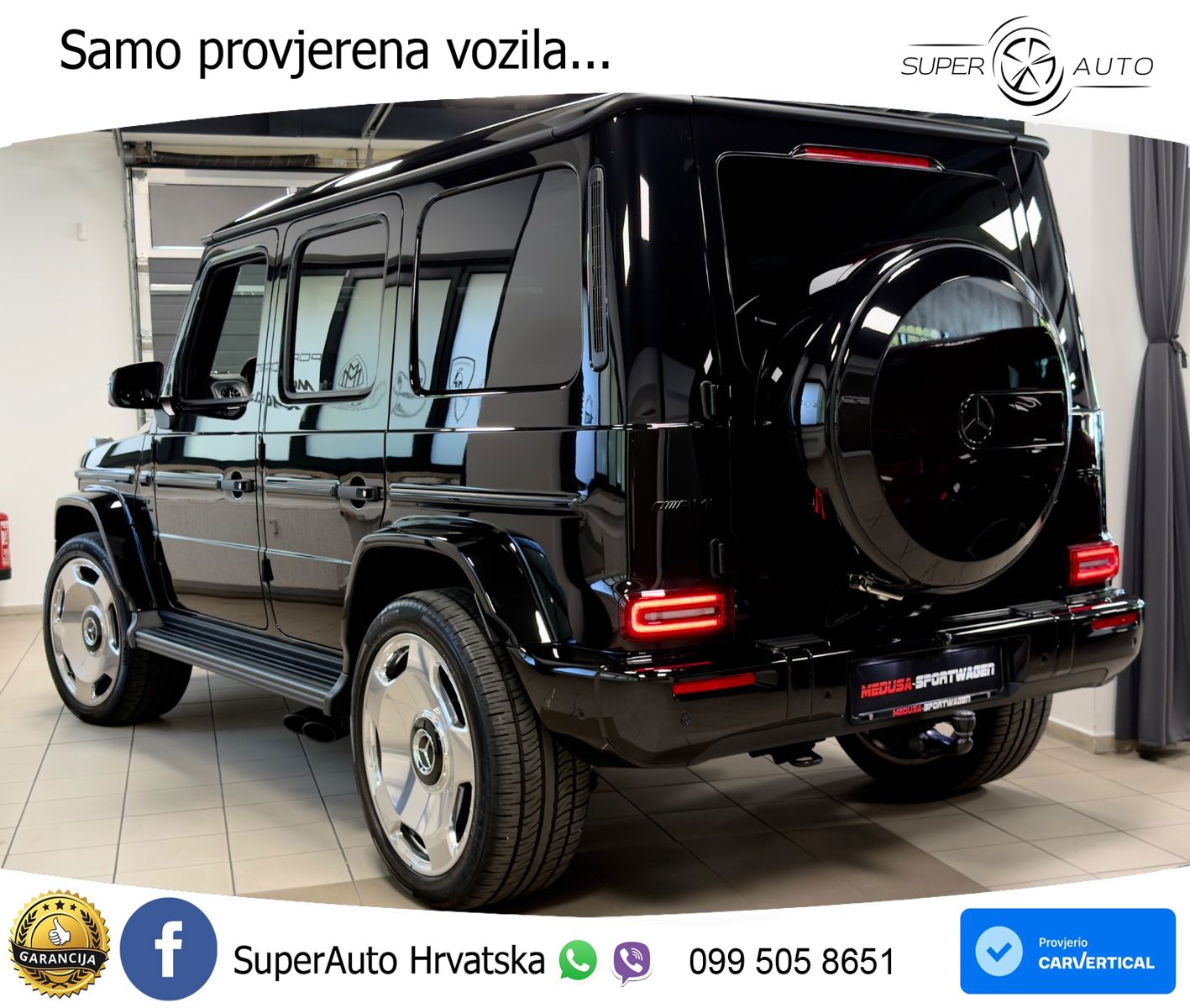 Mercedes AMG G 63 Long V8 (585 KS) 4MATIC 9G-TRONIC AMG SPEEDSHIFT TCT LED+GR SJED+ACC