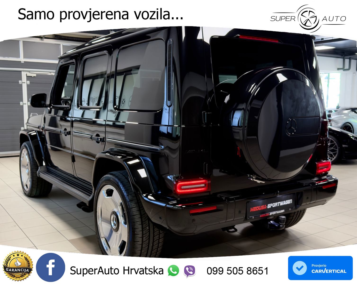 Mercedes AMG G 63 Long V8 (585 KS) 4MATIC 9G-TRONIC AMG SPEEDSHIFT TCT LED+GR SJED+ACC
