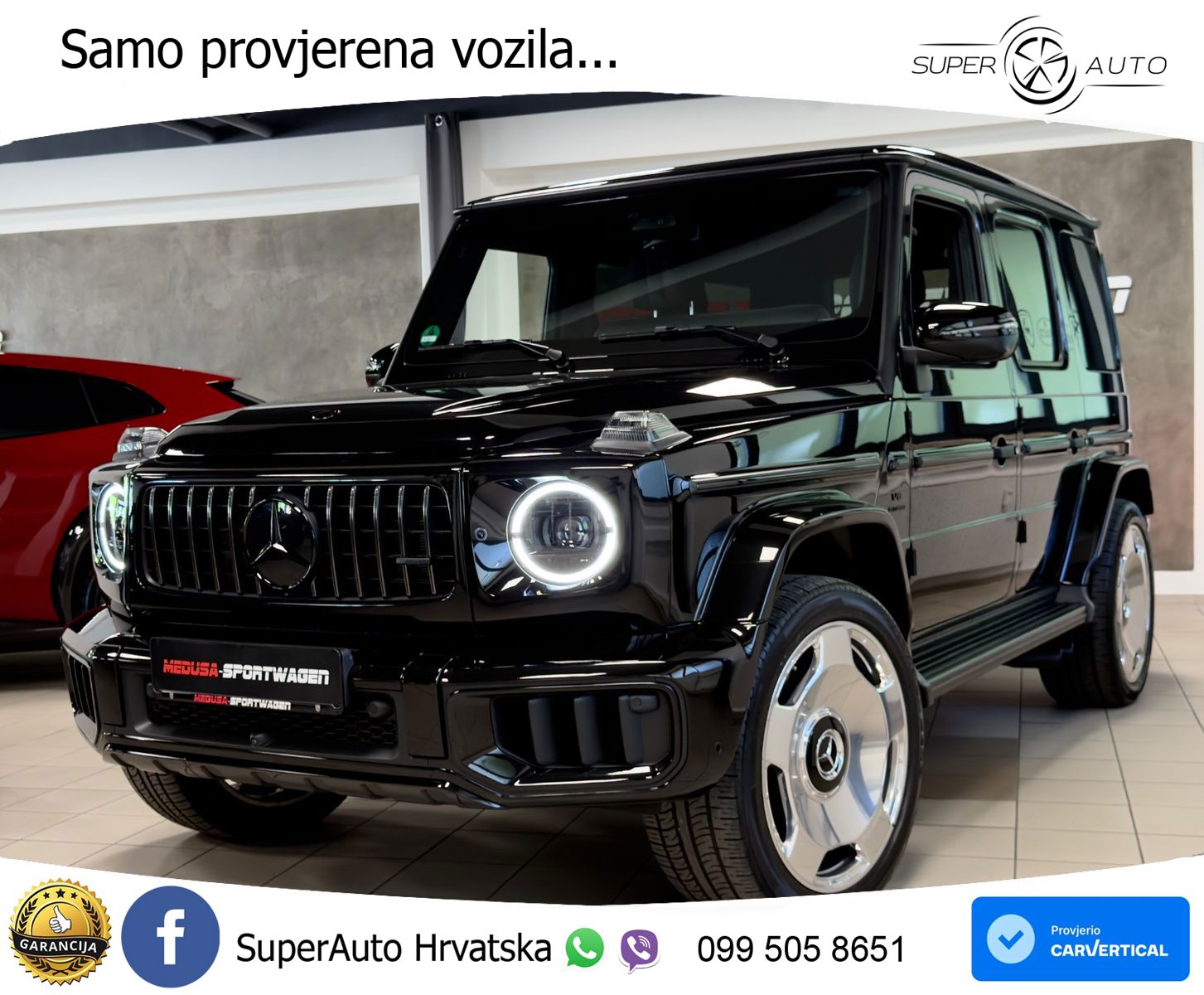 Mercedes AMG G 63 Long V8 (585 KS) 4MATIC 9G-TRONIC AMG SPEEDSHIFT TCT LED+GR SJED+ACC