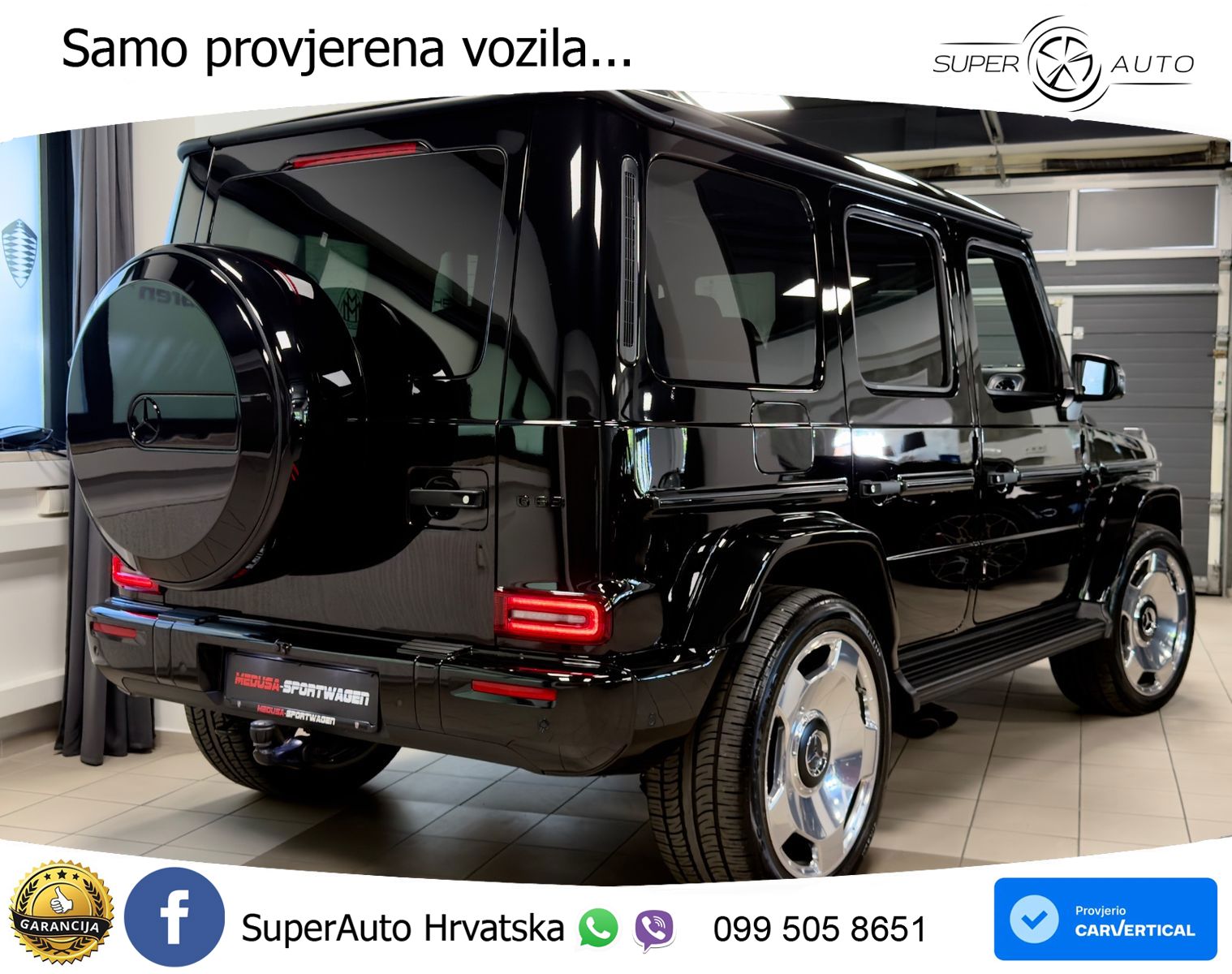 Mercedes AMG G 63 Long V8 (585 KS) 4MATIC 9G-TRONIC AMG SPEEDSHIFT TCT LED+GR SJED+ACC