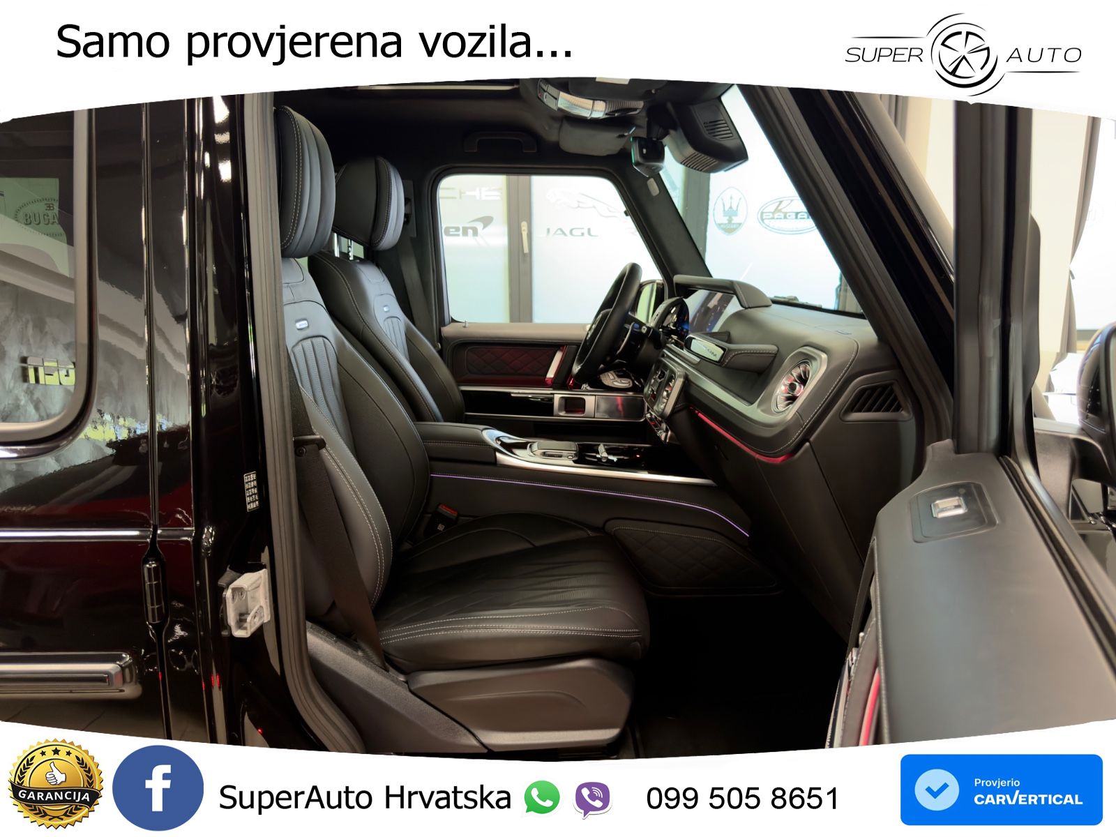 Mercedes AMG G 63 Long V8 (585 KS) 4MATIC 9G-TRONIC AMG SPEEDSHIFT TCT LED+GR SJED+ACC