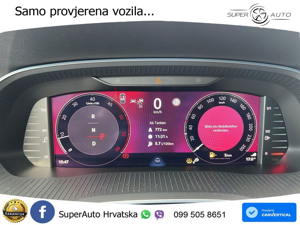 Škoda Octavia Combi 2.0 TDI (150 KS) DSG Selection LED+GR SJED+ACC