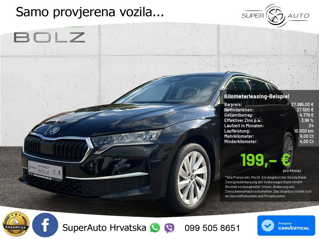 Škoda Octavia Combi 2.0 TDI (150 KS) DSG Selection LED+GR SJED+ACC