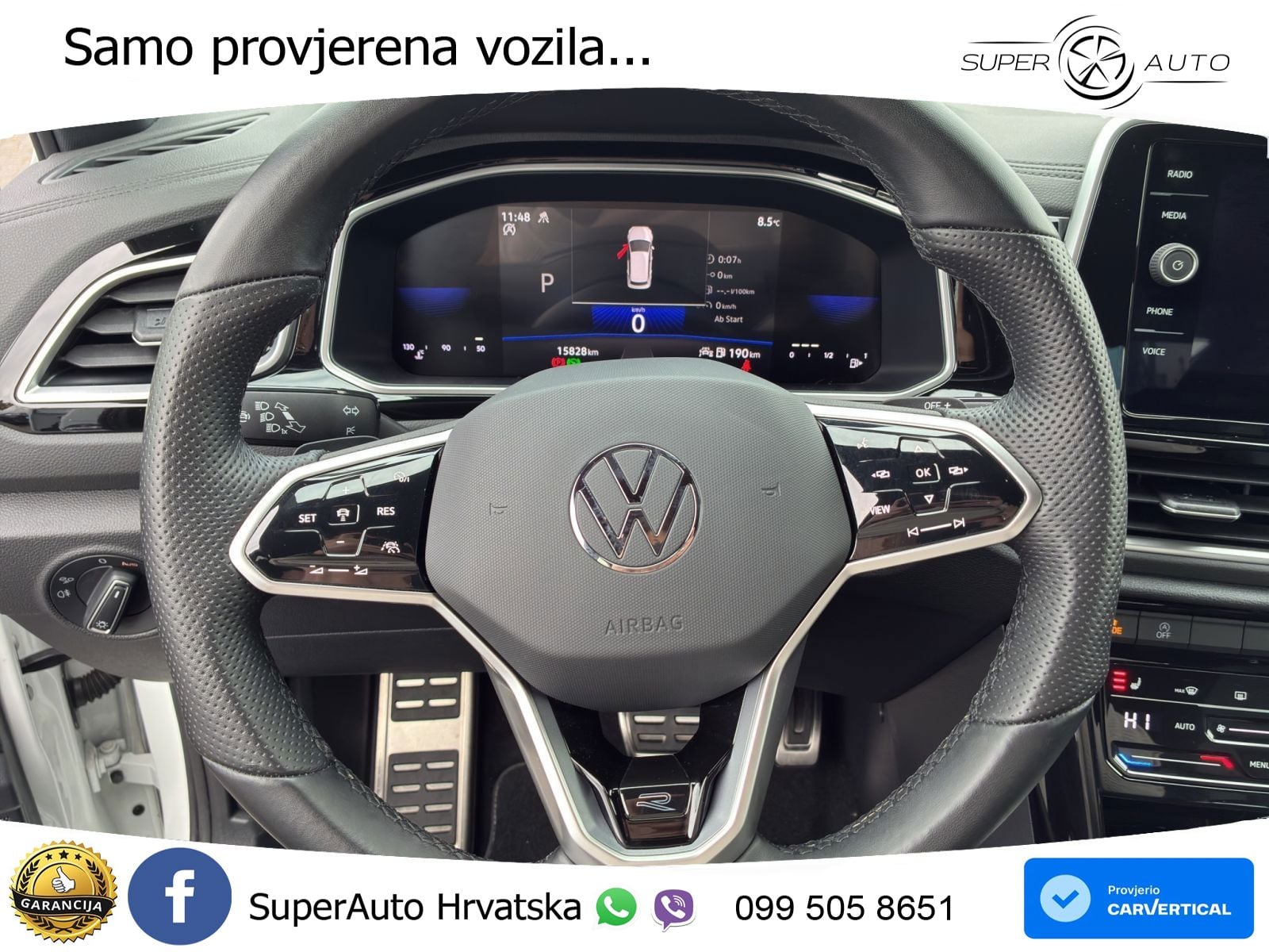 Volkswagen T-Roc 1.5 TSI (150 KS) DSG R-Line LED+GR SJED+ACC
