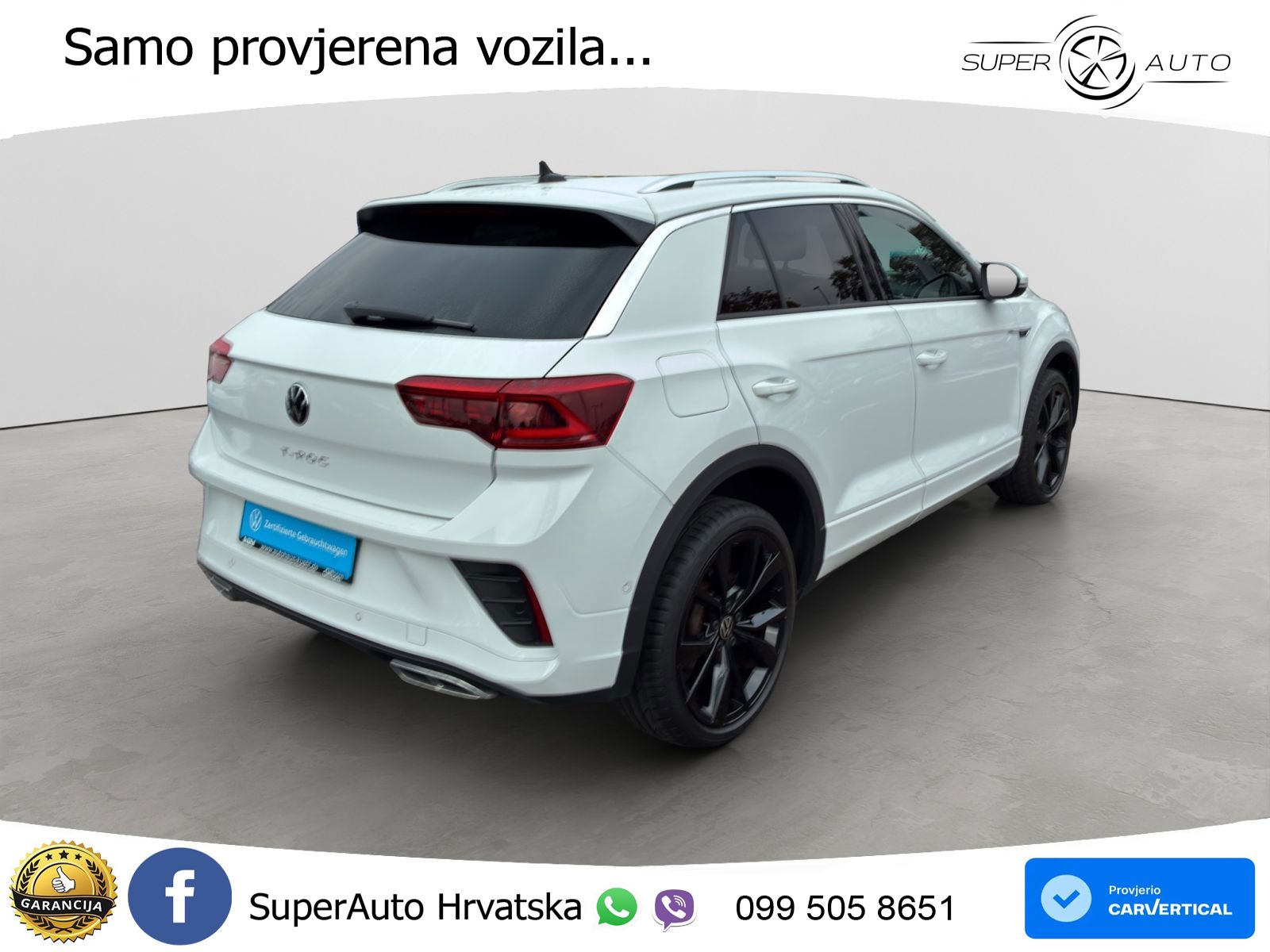 Volkswagen T-Roc 1.5 TSI (150 KS) DSG R-Line LED+GR SJED+ACC