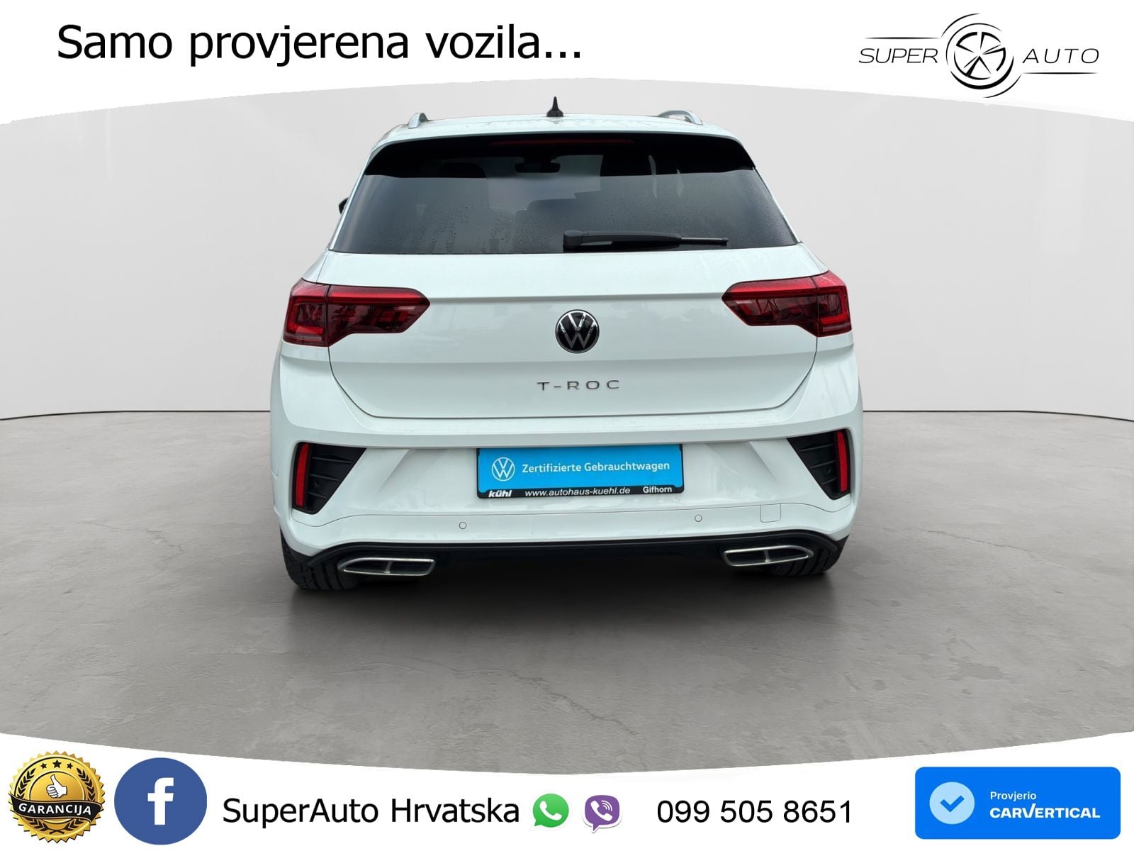 Volkswagen T-Roc 1.5 TSI (150 KS) DSG R-Line LED+GR SJED+ACC