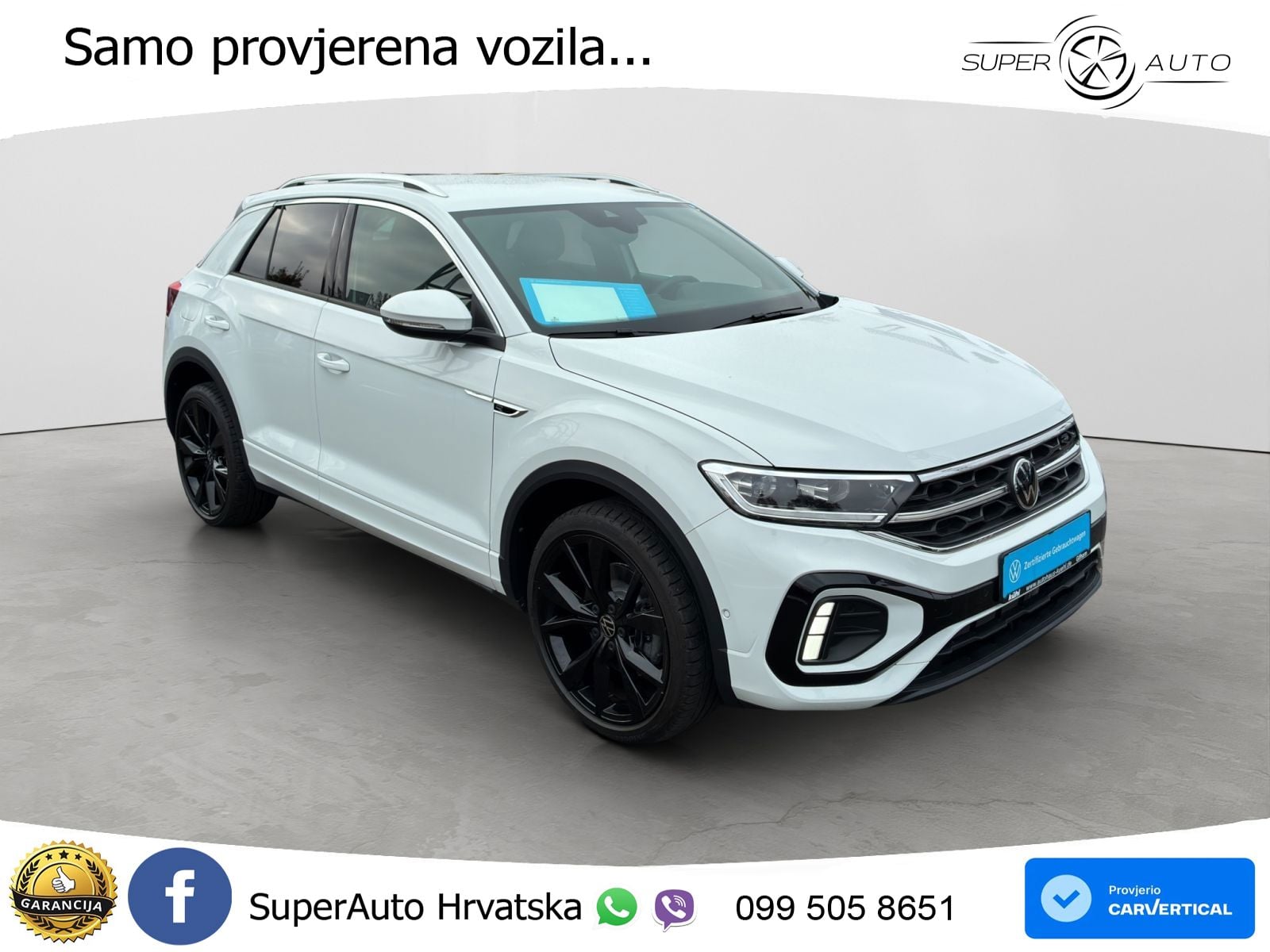 Volkswagen T-Roc 1.5 TSI (150 KS) DSG R-Line LED+GR SJED+ACC
