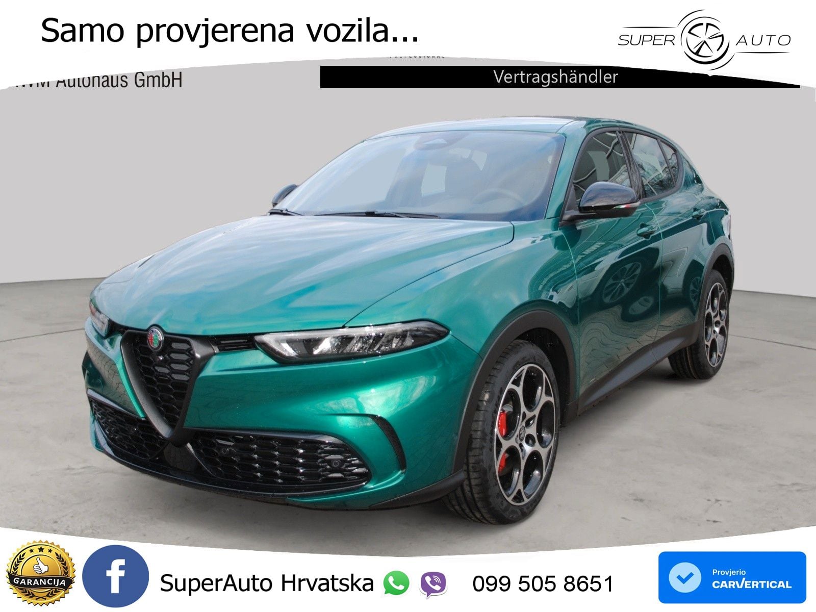 Alfa Romeo Tonale 1.6 VGT-D (130 KS) TCT LED+GR SJED+ACC