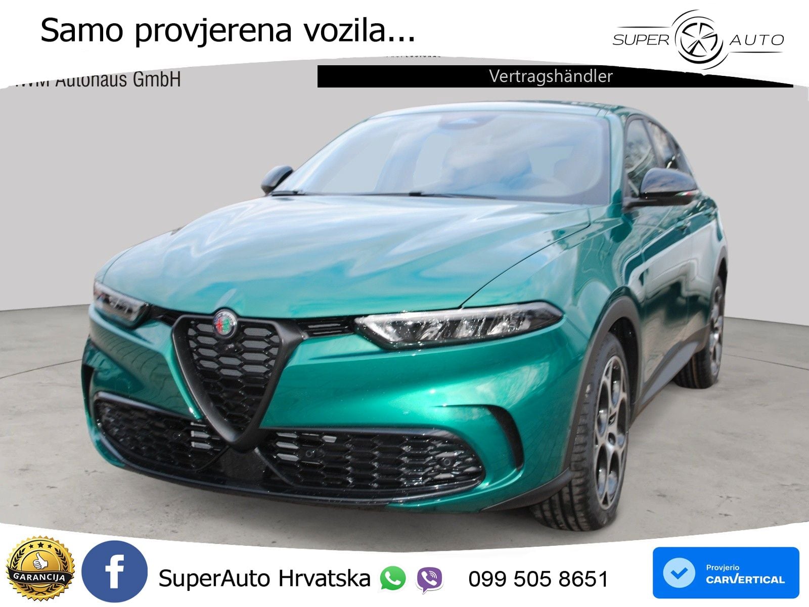 Alfa Romeo Tonale 1.6 VGT-D (130 KS) TCT LED+GR SJED+ACC