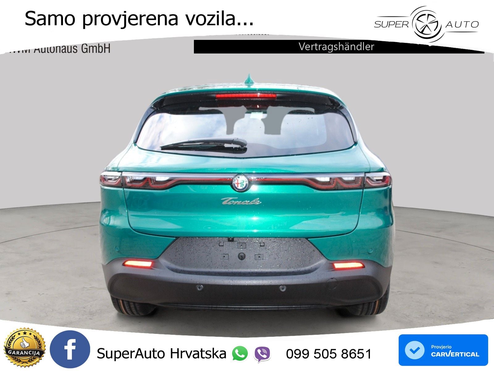 Alfa Romeo Tonale 1.6 VGT-D (130 KS) TCT LED+GR SJED+ACC
