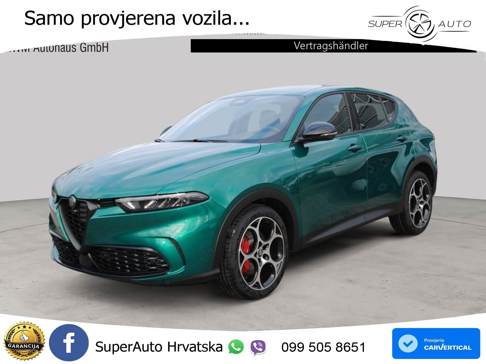 Alfa Romeo Tonale 1.6 VGT-D (130 KS) TCT LED+GR SJED+ACC