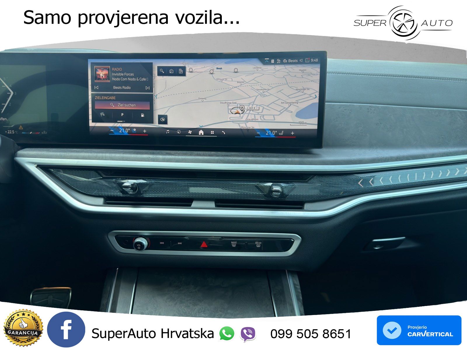 BMW X7 40d (352 KS) xDrive Steptronic ZRAČNI+ACC+GR SJED+KAM+PANO