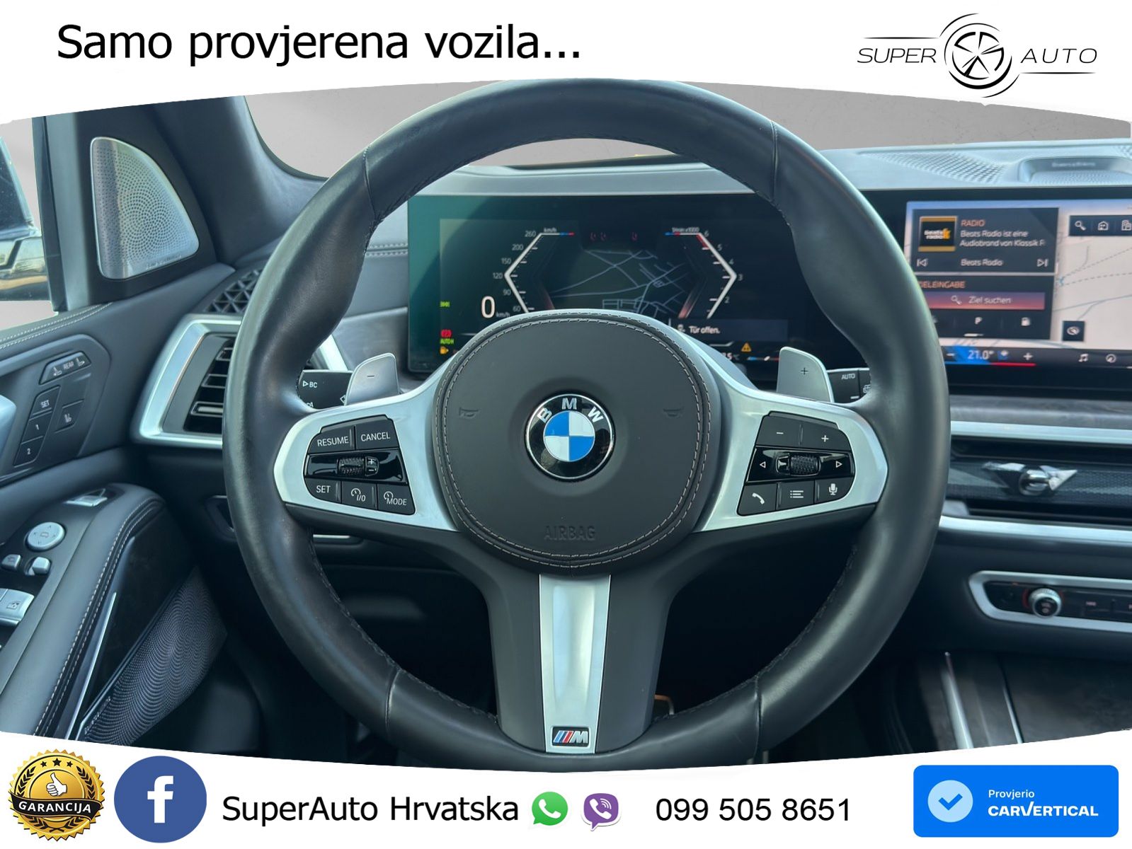 BMW X7 40d (352 KS) xDrive Steptronic ZRAČNI+ACC+GR SJED+KAM+PANO