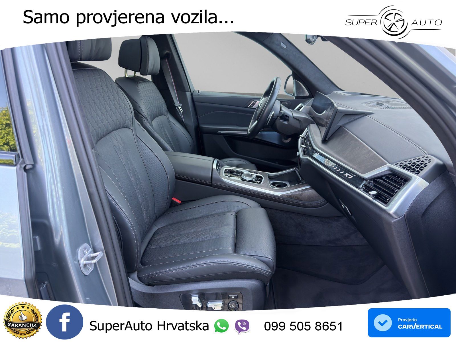 BMW X7 40d (352 KS) xDrive Steptronic ZRAČNI+ACC+GR SJED+KAM+PANO