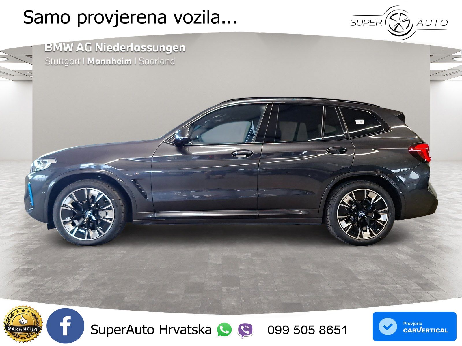 BMW iX3 80 kWh (286 KS) M Sport
