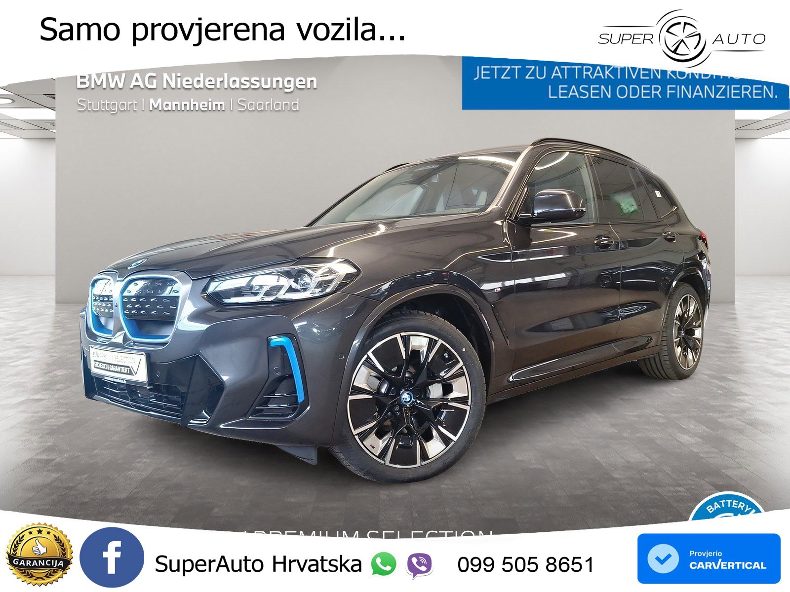 BMW iX3 80 kWh (286 KS) M Sport