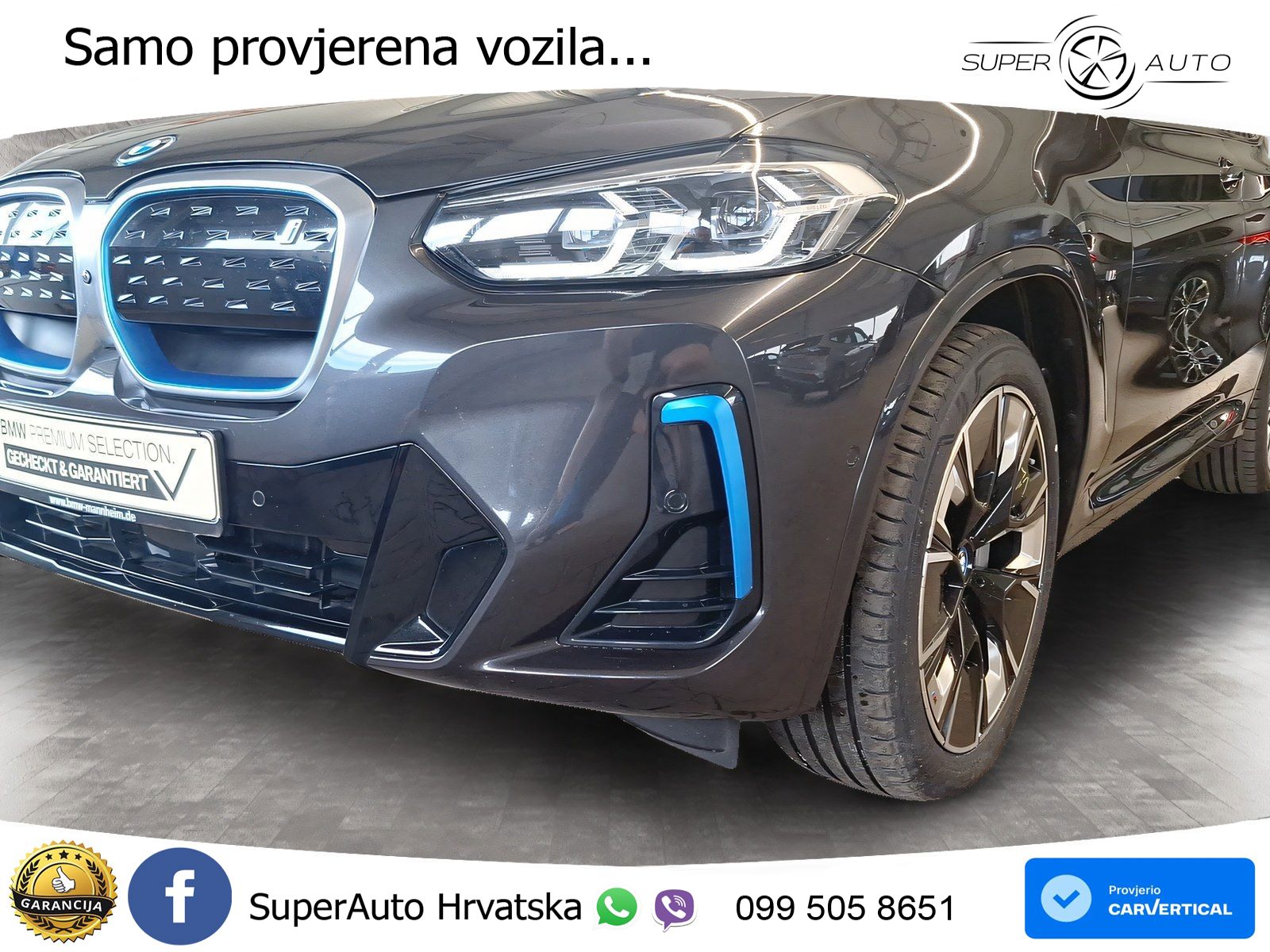 BMW iX3 80 kWh (286 KS) M Sport