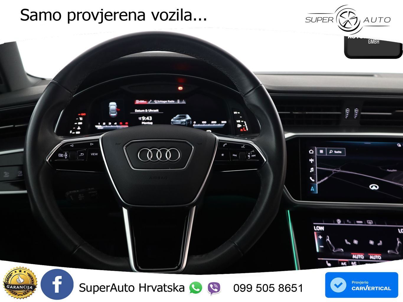 Audi A6 40 TDI (204 KS) quattro ultra S tronic S line LED+GR SJED+ACC