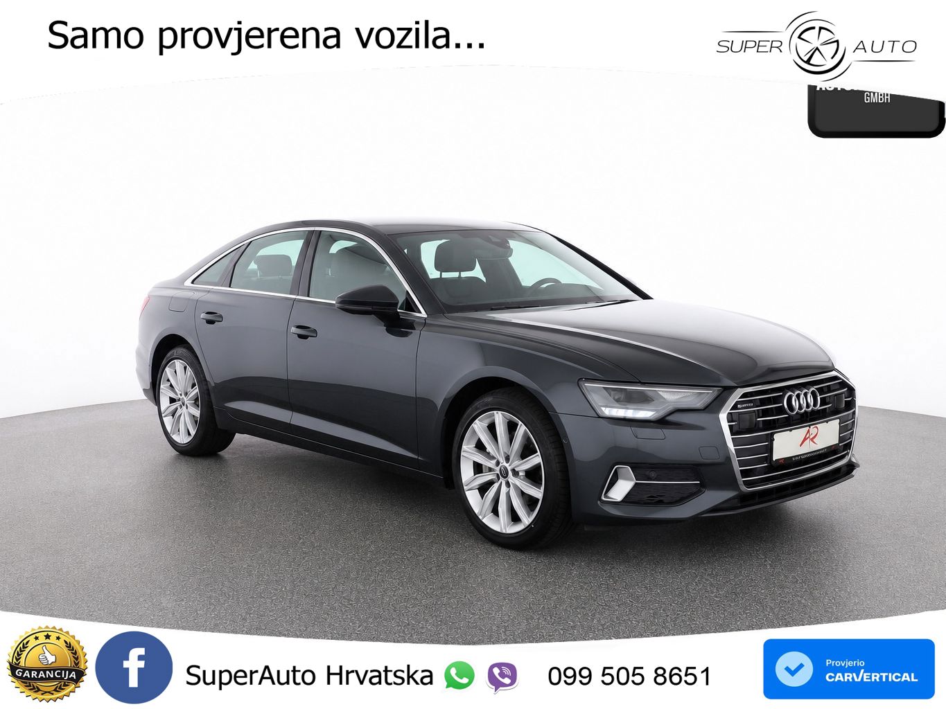 Audi A6 40 TDI (204 KS) quattro ultra S tronic S line LED+GR SJED+ACC
