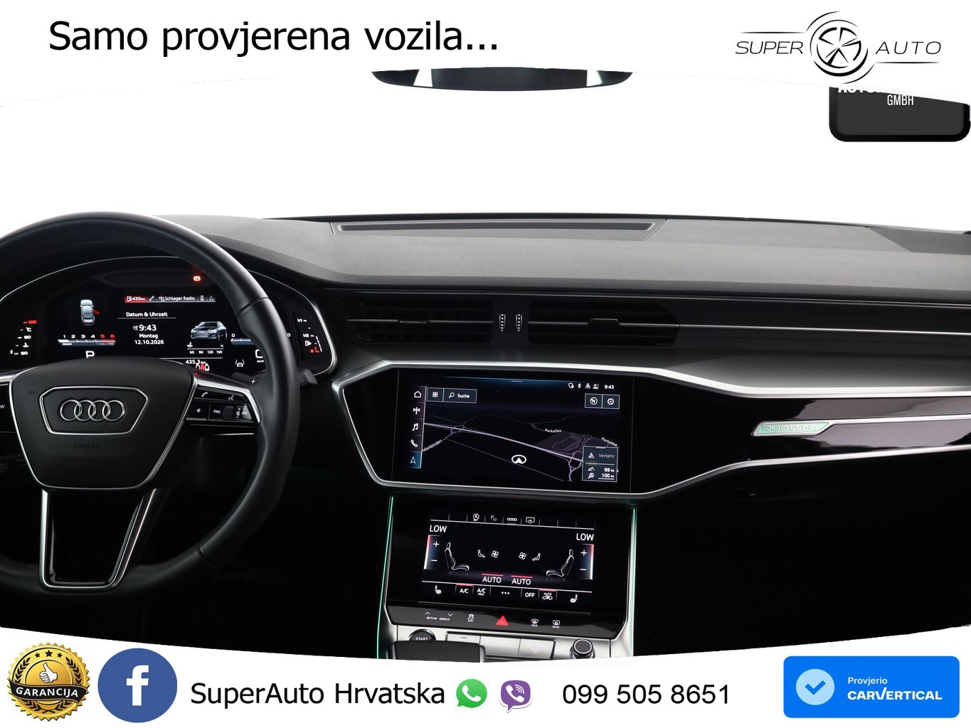 Audi A6 40 TDI (204 KS) quattro ultra S tronic S line LED+GR SJED+ACC