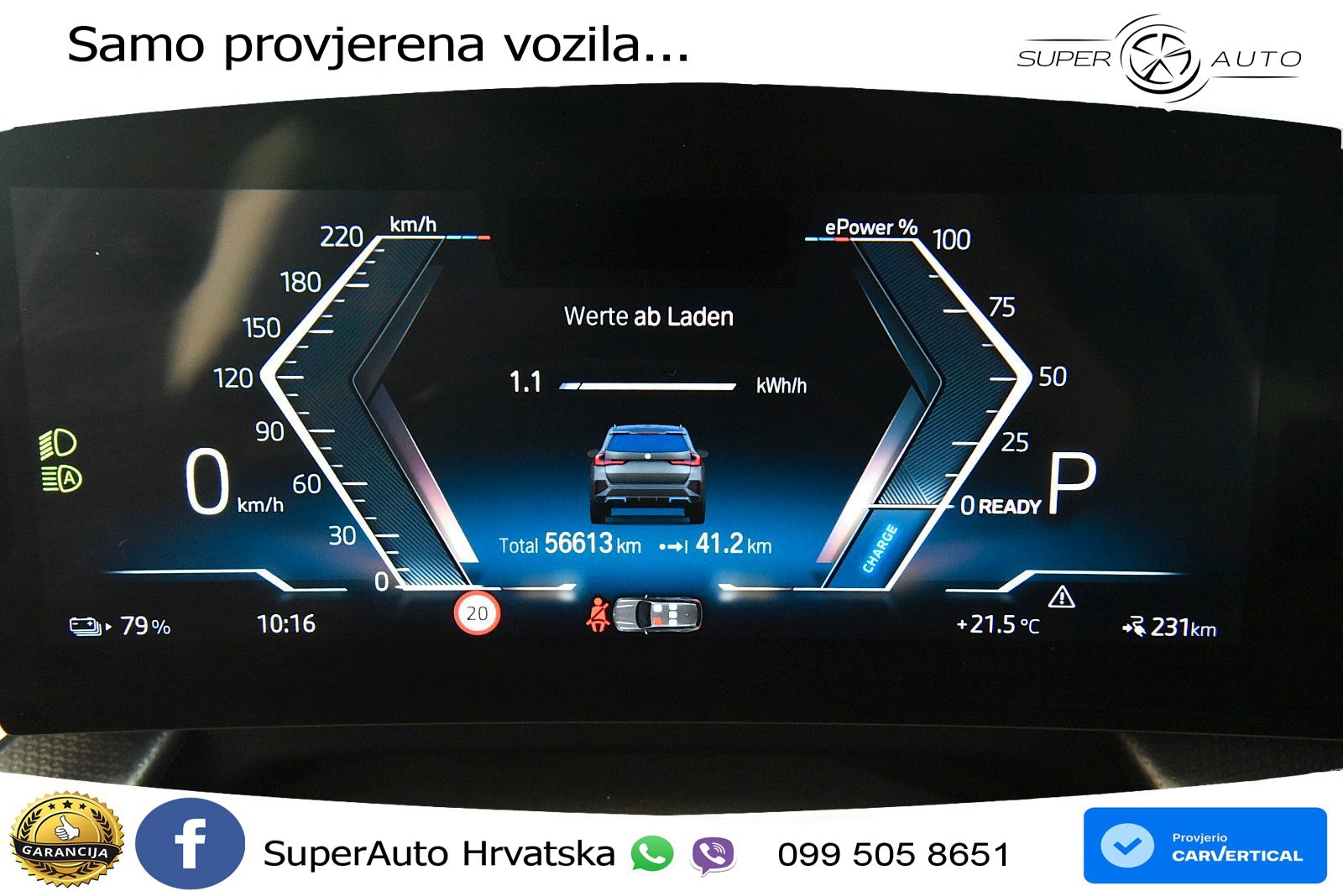 BMW iX1 68 kWh (313 KS) xDrive30 M Sport LED+GR SJED+ACC