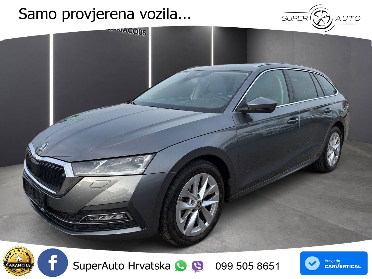 Škoda Octavia Combi 2.0 TDI (150 KS) LED+GR SJED+ACC