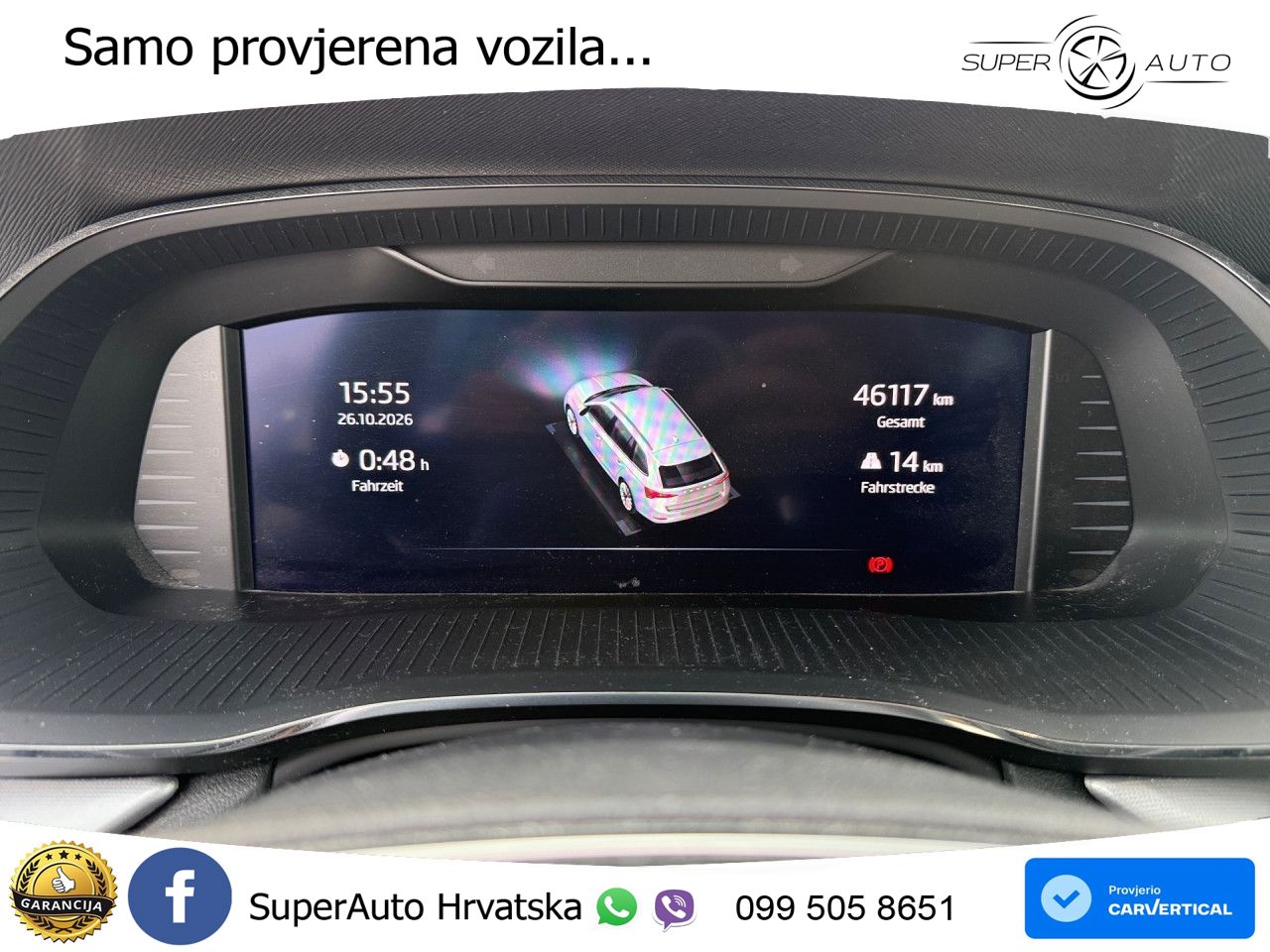 Škoda Octavia Combi 2.0 TDI (150 KS) LED+GR SJED+ACC