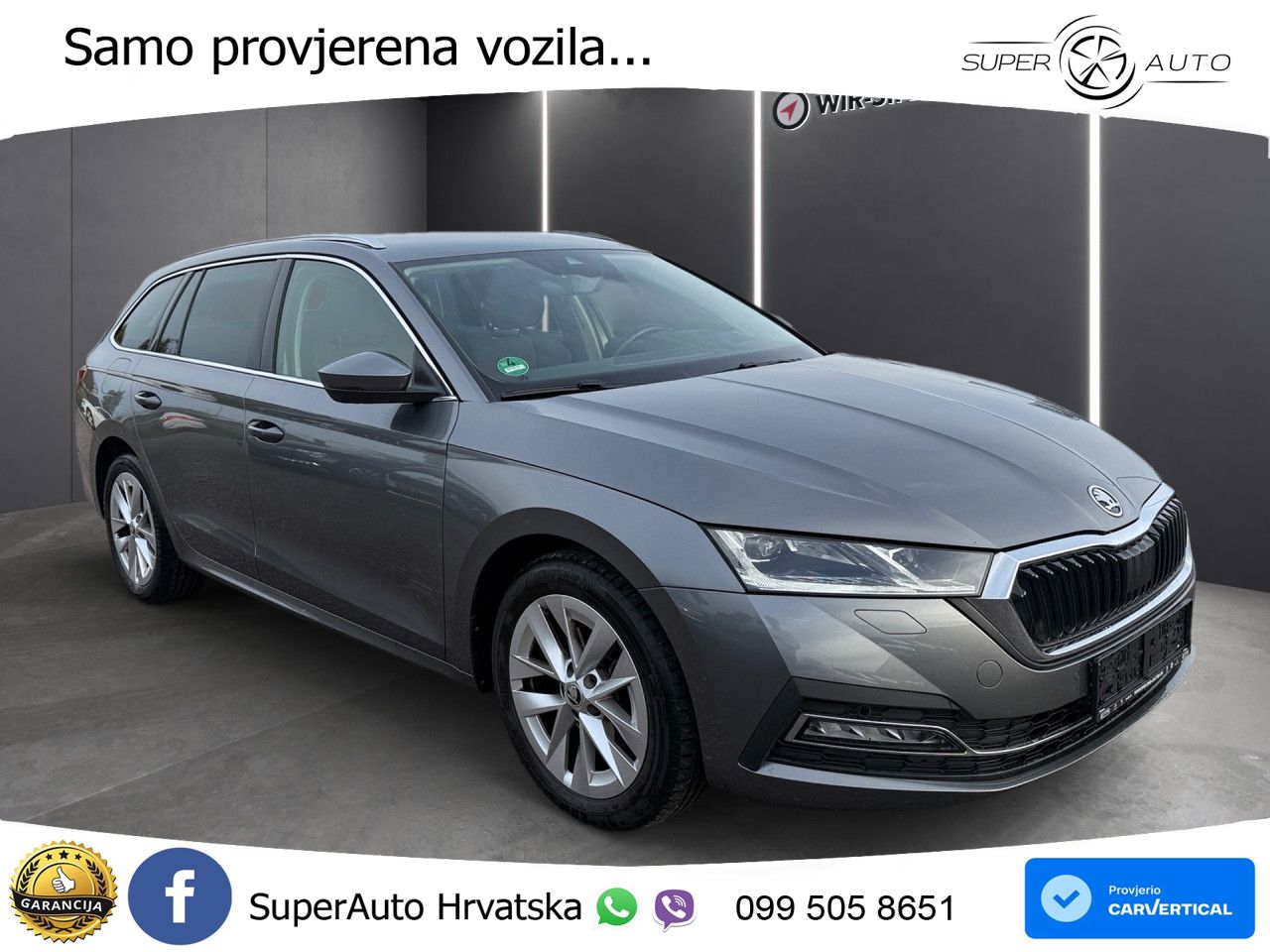 Škoda Octavia Combi 2.0 TDI (150 KS) LED+GR SJED+ACC
