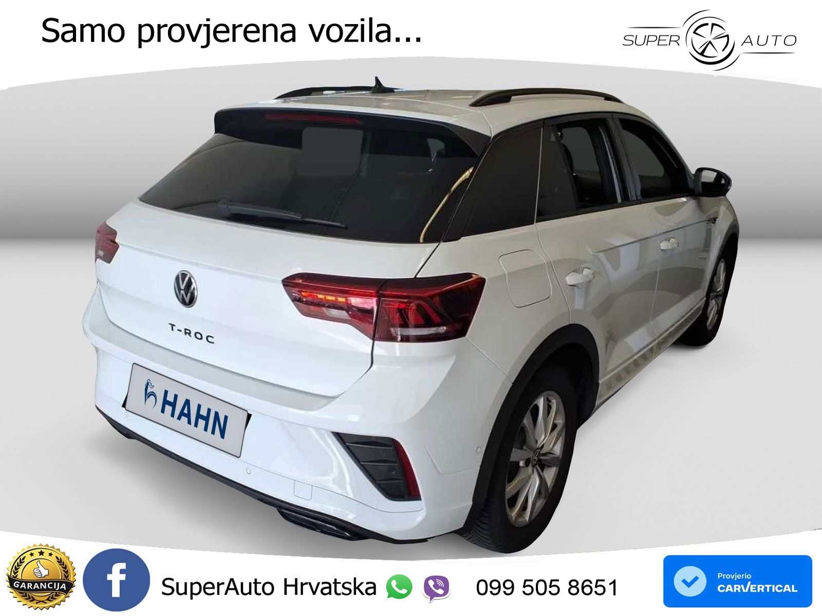 Volkswagen T-Roc 1.5 TSI (150 KS) DSG R-Line LED+GR SJED+ACC