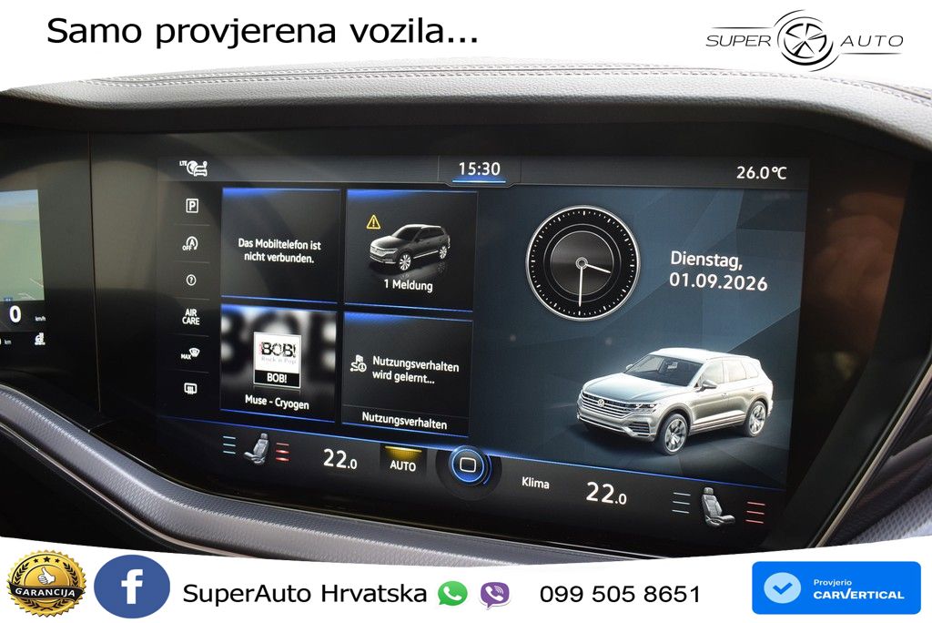 Volkswagen Touareg 3.0 V6 TDI (286 KS) 4MOTION Tiptronic R-Line MATRIX+GR SJED+KAM