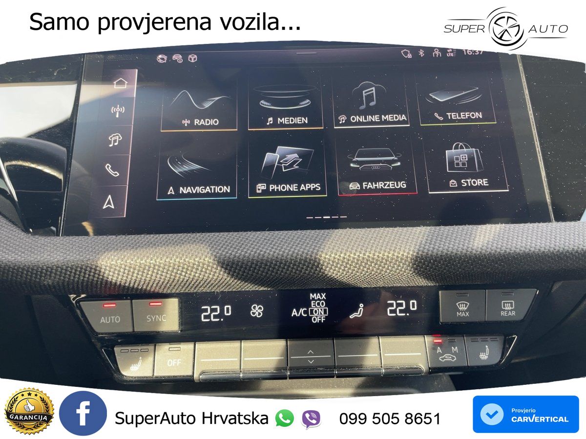 Audi A3 Limuzina 35 TFSI (150 KS) S line LED+GR SJED+ACC