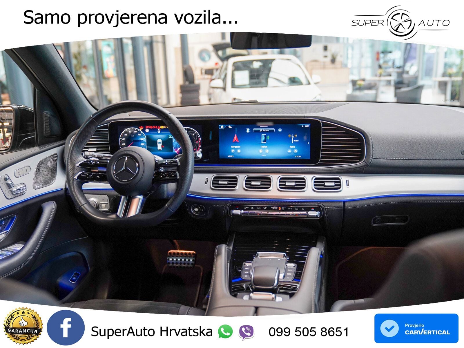 Mercedes GLE 450d (367 KS) EQ Boost 4MATIC 9G-TRONIC AMG ZRAČNI+ACC+GR SJED+KAM