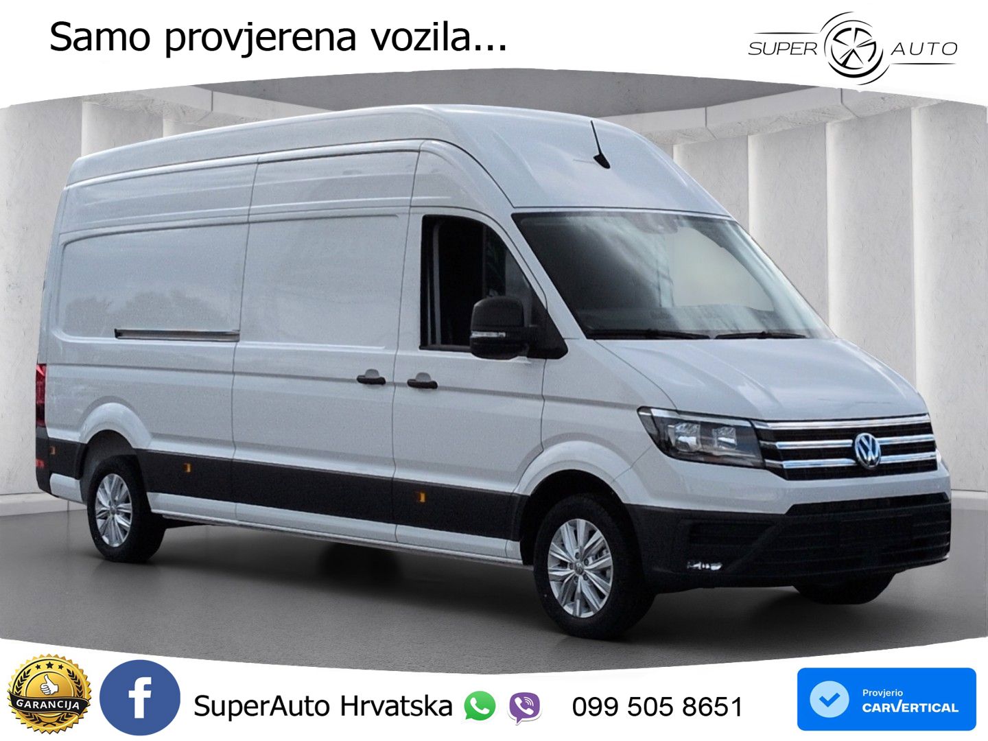Volkswagen Crafter Kasten LR+Superhoch*Autom ACC R-Kam SHZ 177 KS