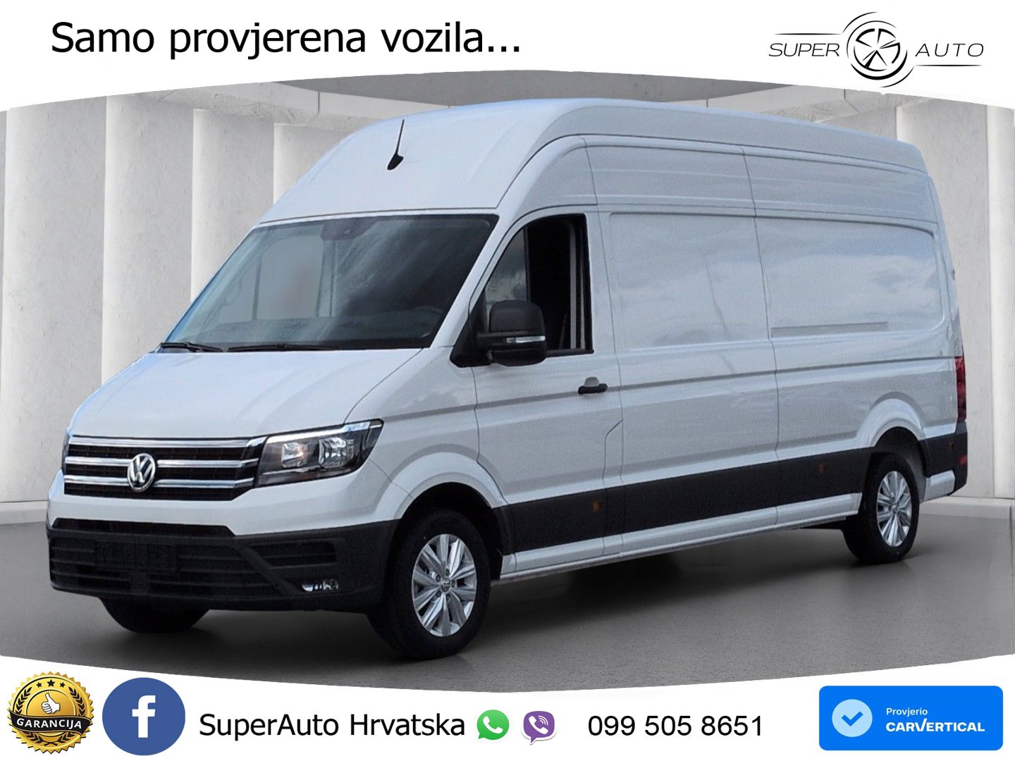 Volkswagen Crafter Kasten LR+Superhoch*Autom ACC R-Kam SHZ 177 KS