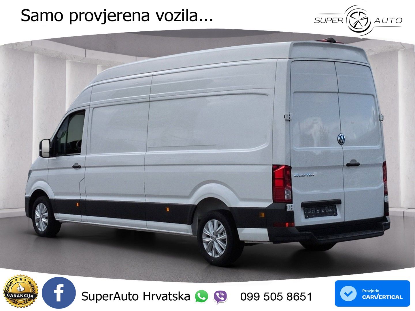 Volkswagen Crafter Kasten LR+Superhoch*Autom ACC R-Kam SHZ 177 KS
