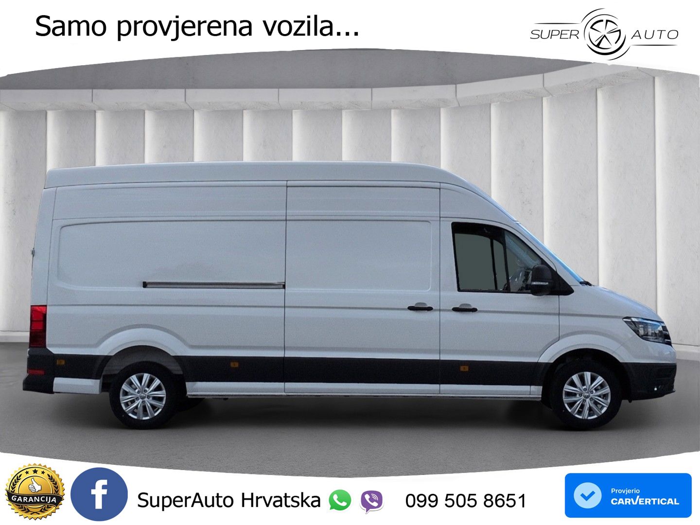 Volkswagen Crafter Kasten LR+Superhoch*Autom ACC R-Kam SHZ 177 KS