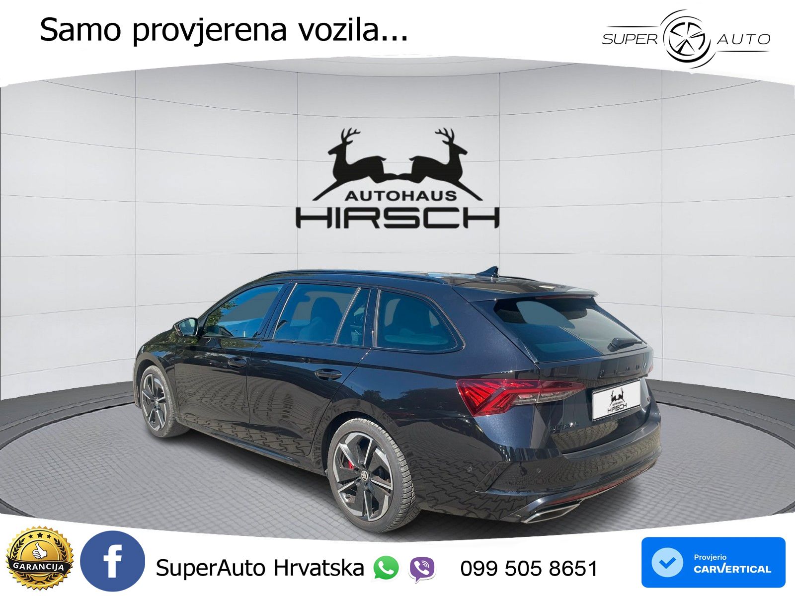 Škoda Octavia Combi RS 2.0 TSI (245 KS) DSG LED+GR SJED+ACC