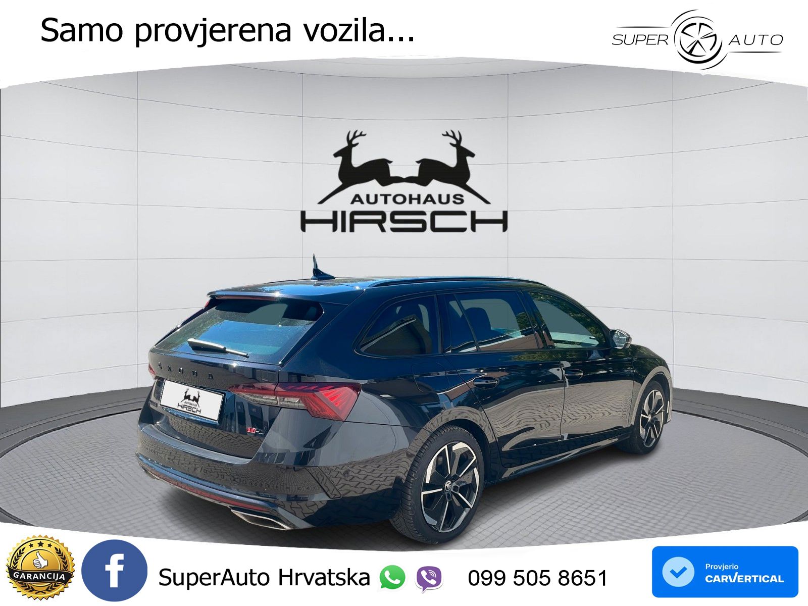 Škoda Octavia Combi RS 2.0 TSI (245 KS) DSG LED+GR SJED+ACC
