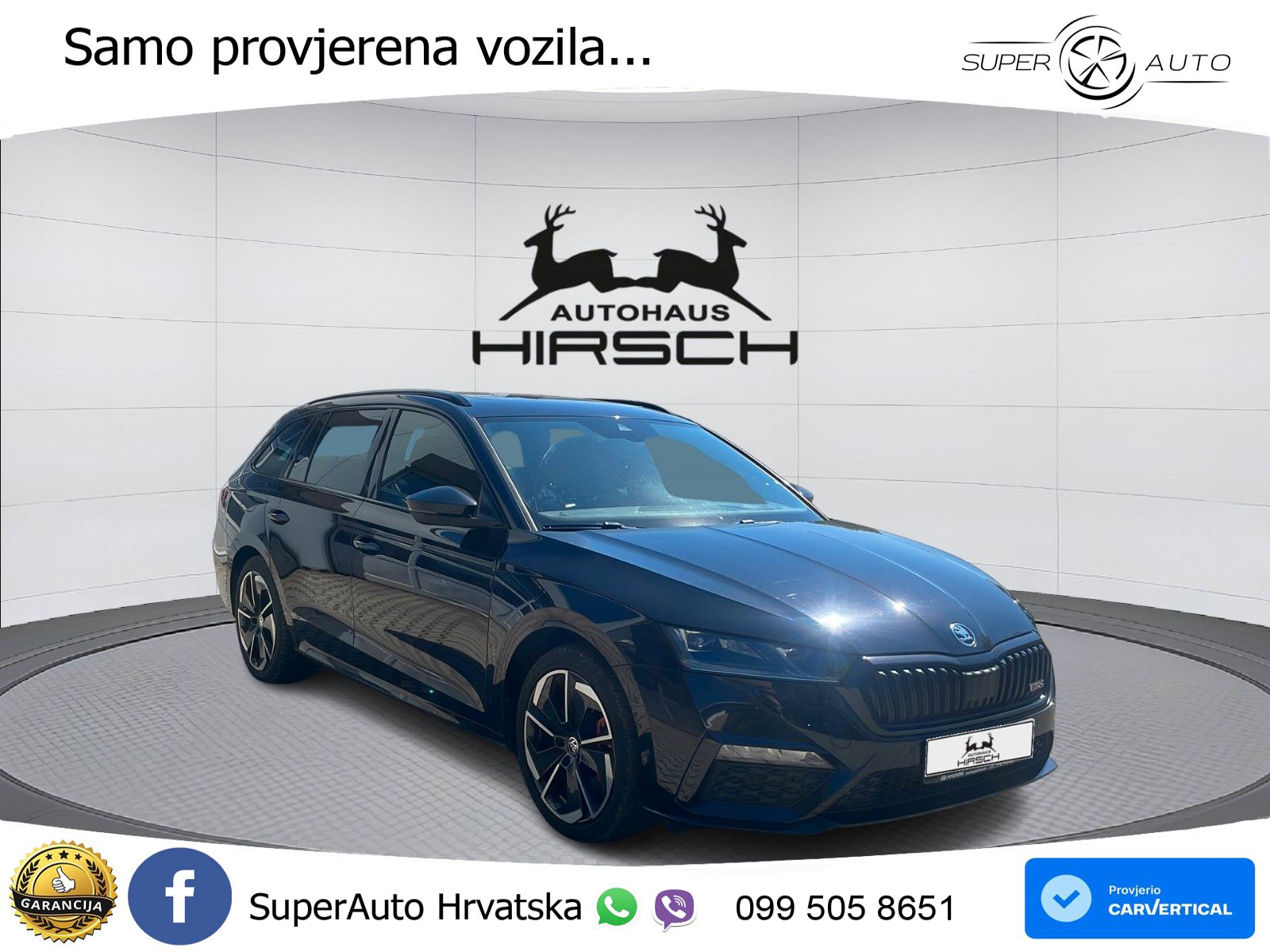 Škoda Octavia Combi RS 2.0 TSI (245 KS) DSG LED+GR SJED+ACC