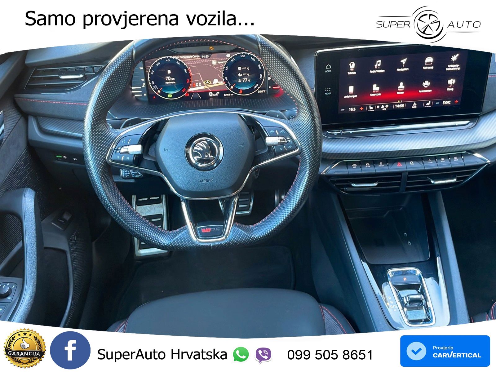Škoda Octavia Combi RS 2.0 TSI (245 KS) DSG LED+GR SJED+ACC