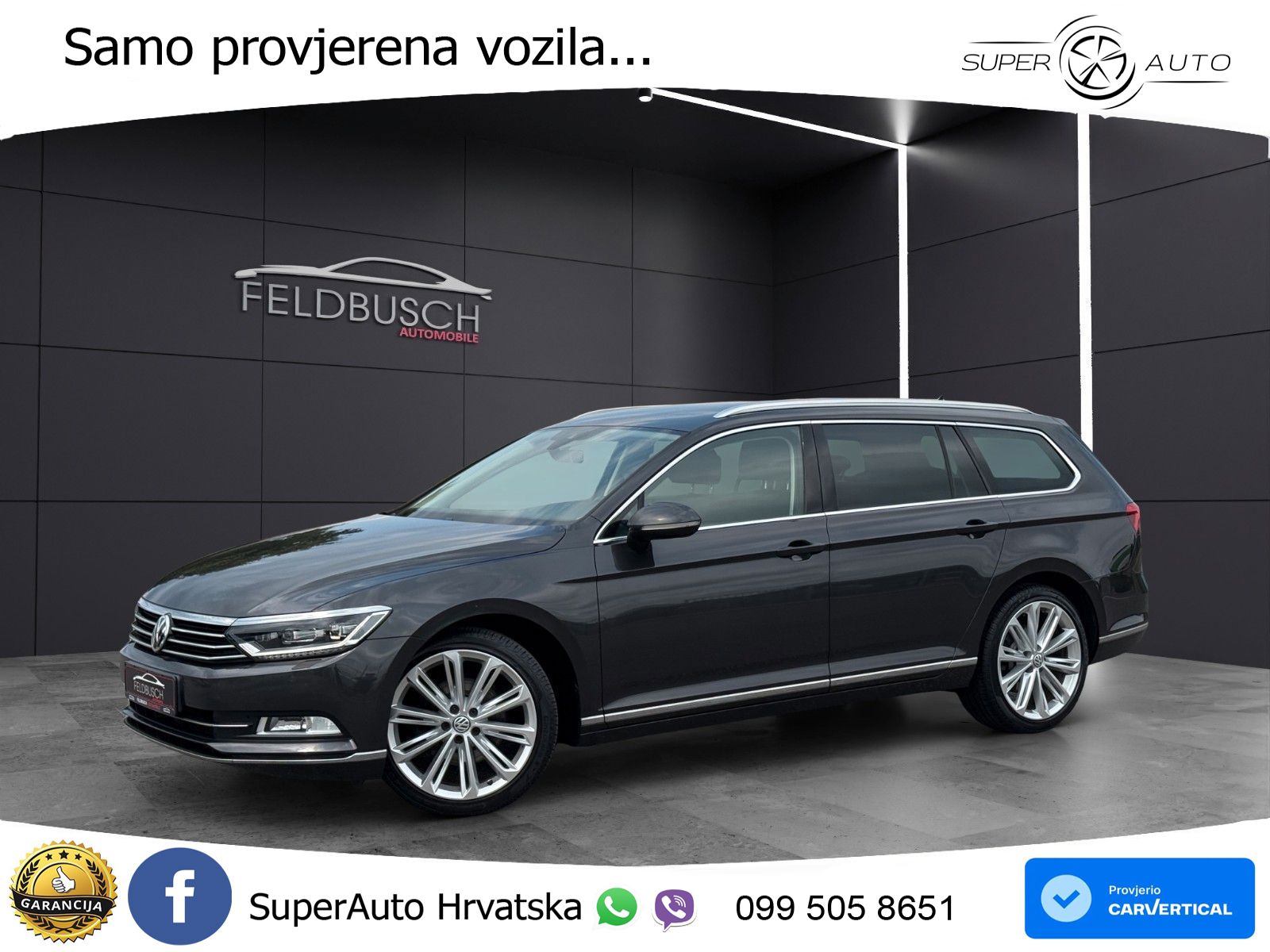 Volkswagen Passat Variant 2.0 TDI (190 KS) DSG Highline LED+GR SJED+ACC